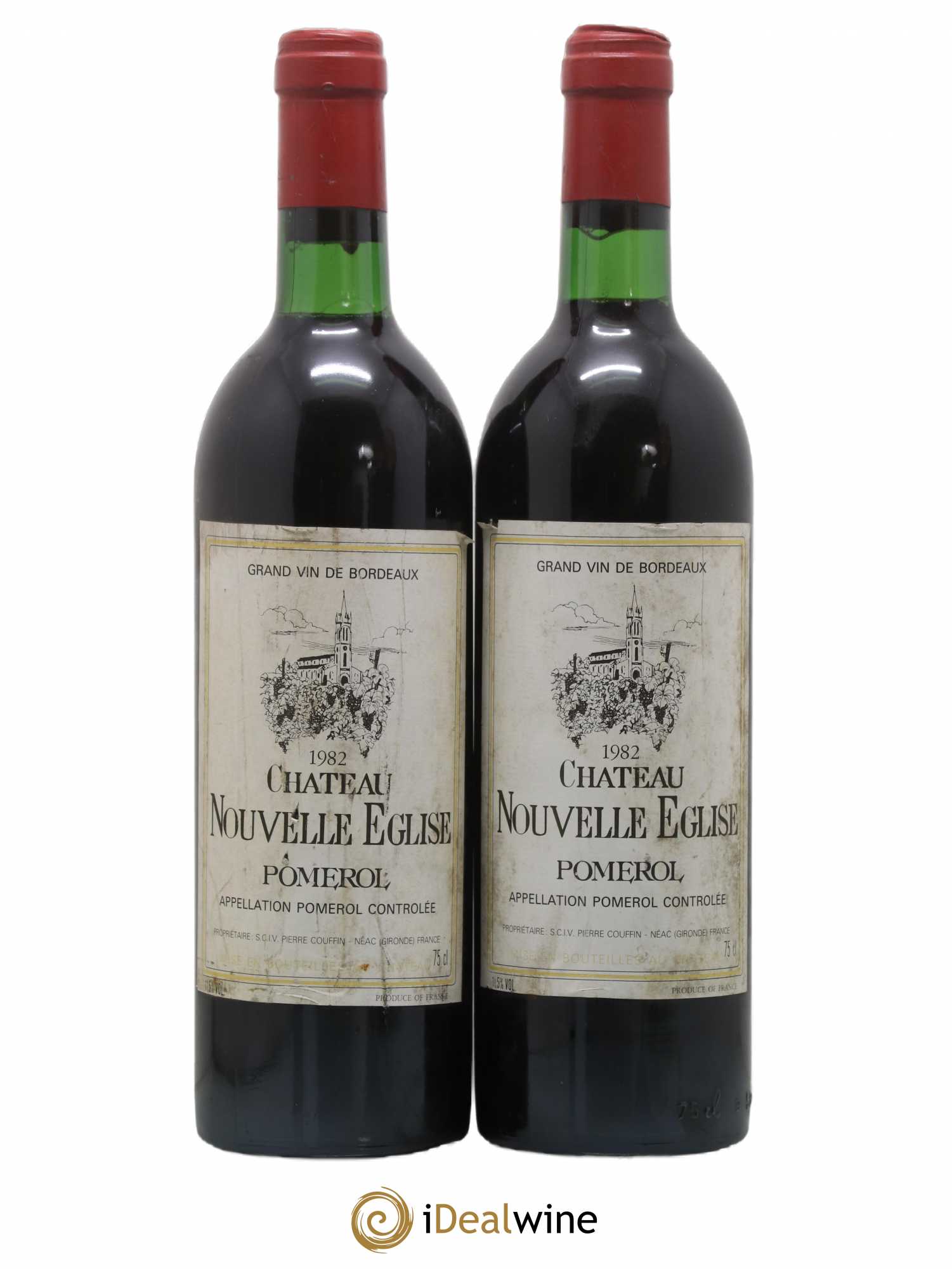 Pomerol Nouvelle Eglise 1982 - Posten von 2 Flaschen - 0