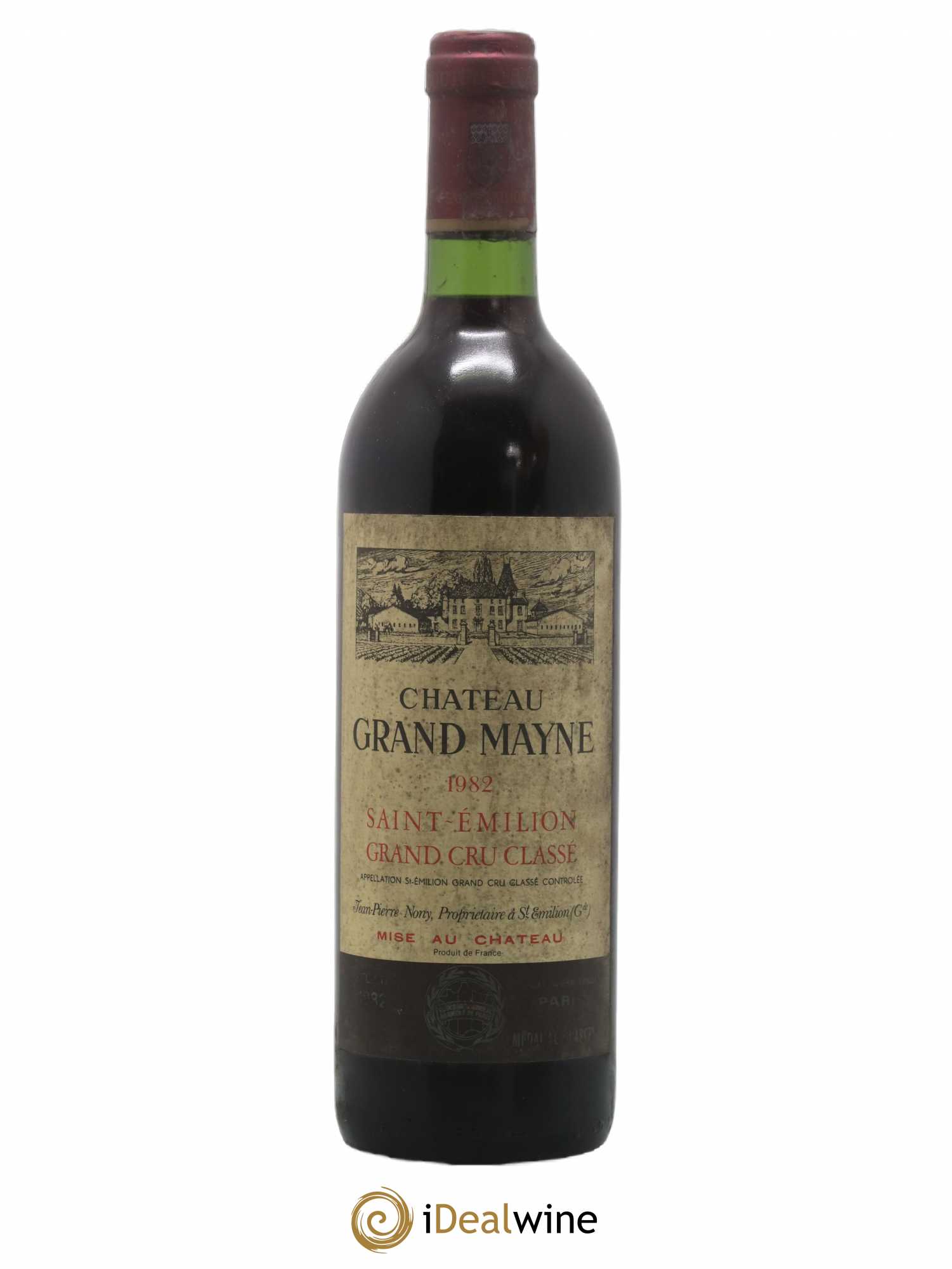 Château Grand Mayne Grand Cru Classé 1982 - Lot de 1 bouteille - 0