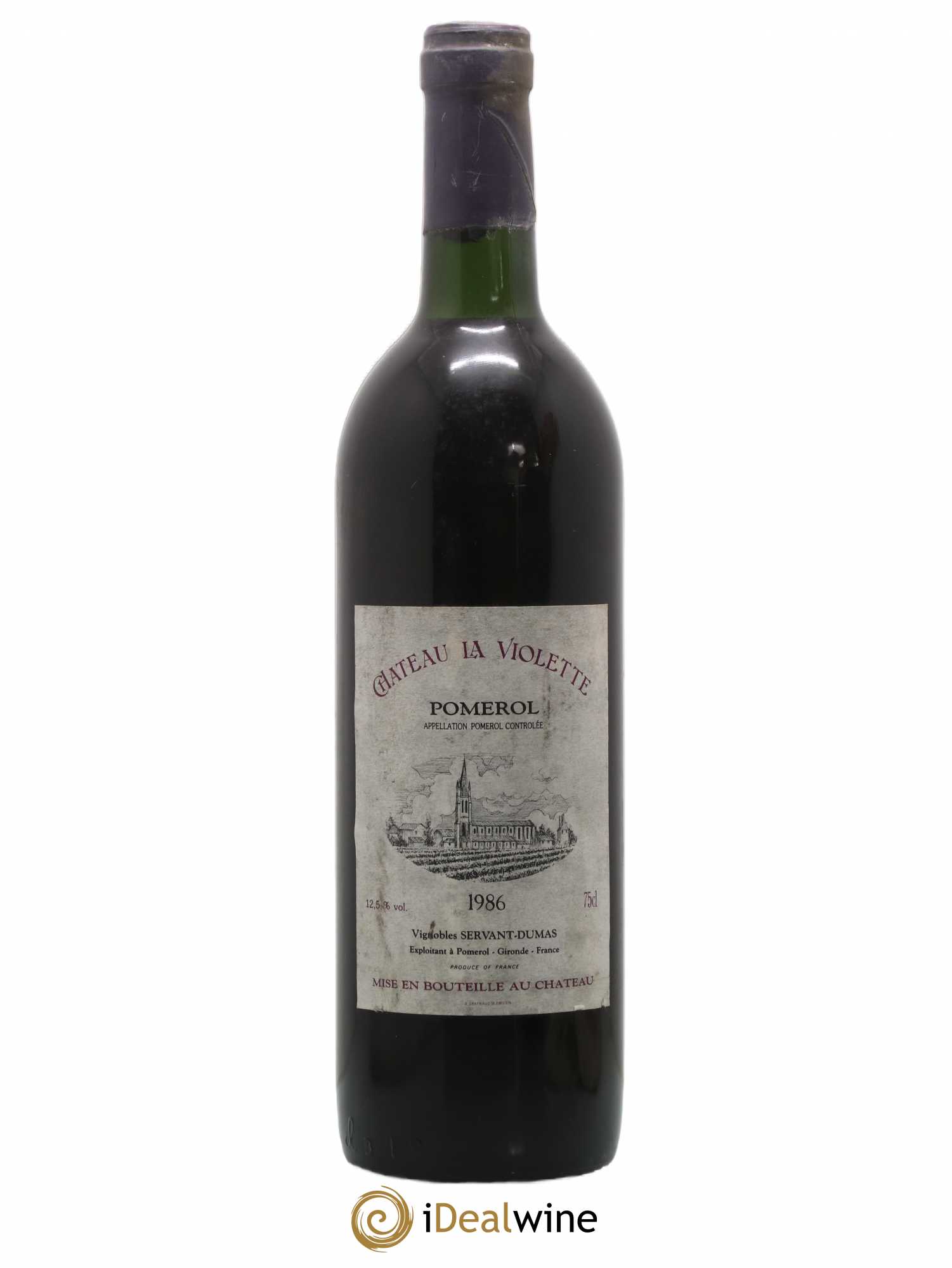 Château la Violette 1986 - Lot de 1 bouteille - 0