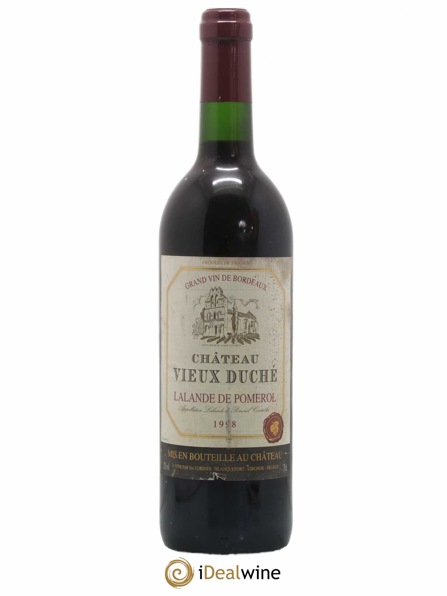 Lalande-de-Pomerol Vieux Duché 1998 - Lot de 1 bouteille - 0