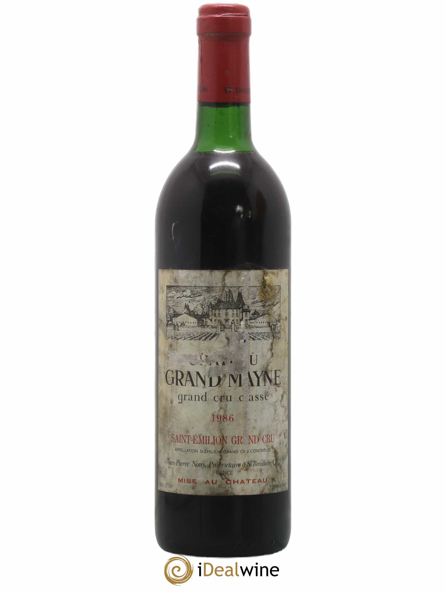Château Grand Mayne Grand Cru Classé 1986 - Lot de 1 bouteille - 0