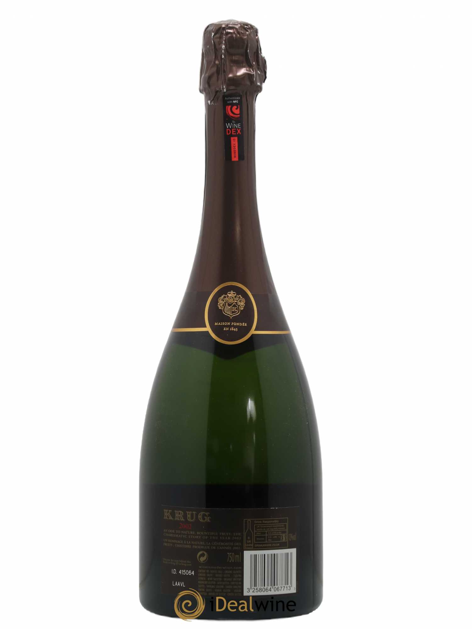 Vintage Krug 2002 - Lot de 1 bouteille - 1