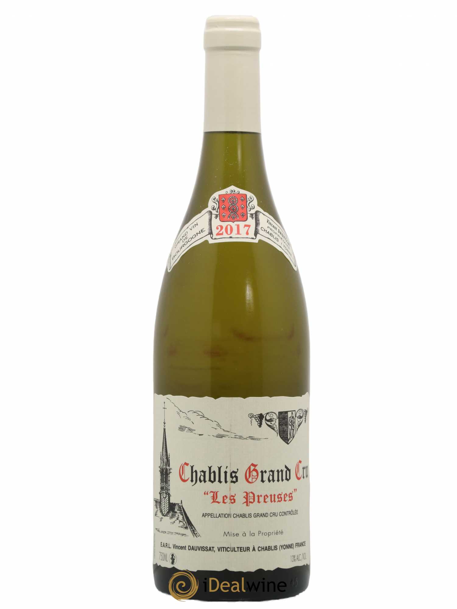 Chablis Grand Cru Les Preuses Vincent Dauvissat (Domaine) 2017 - Lot de 1 bouteille - 0