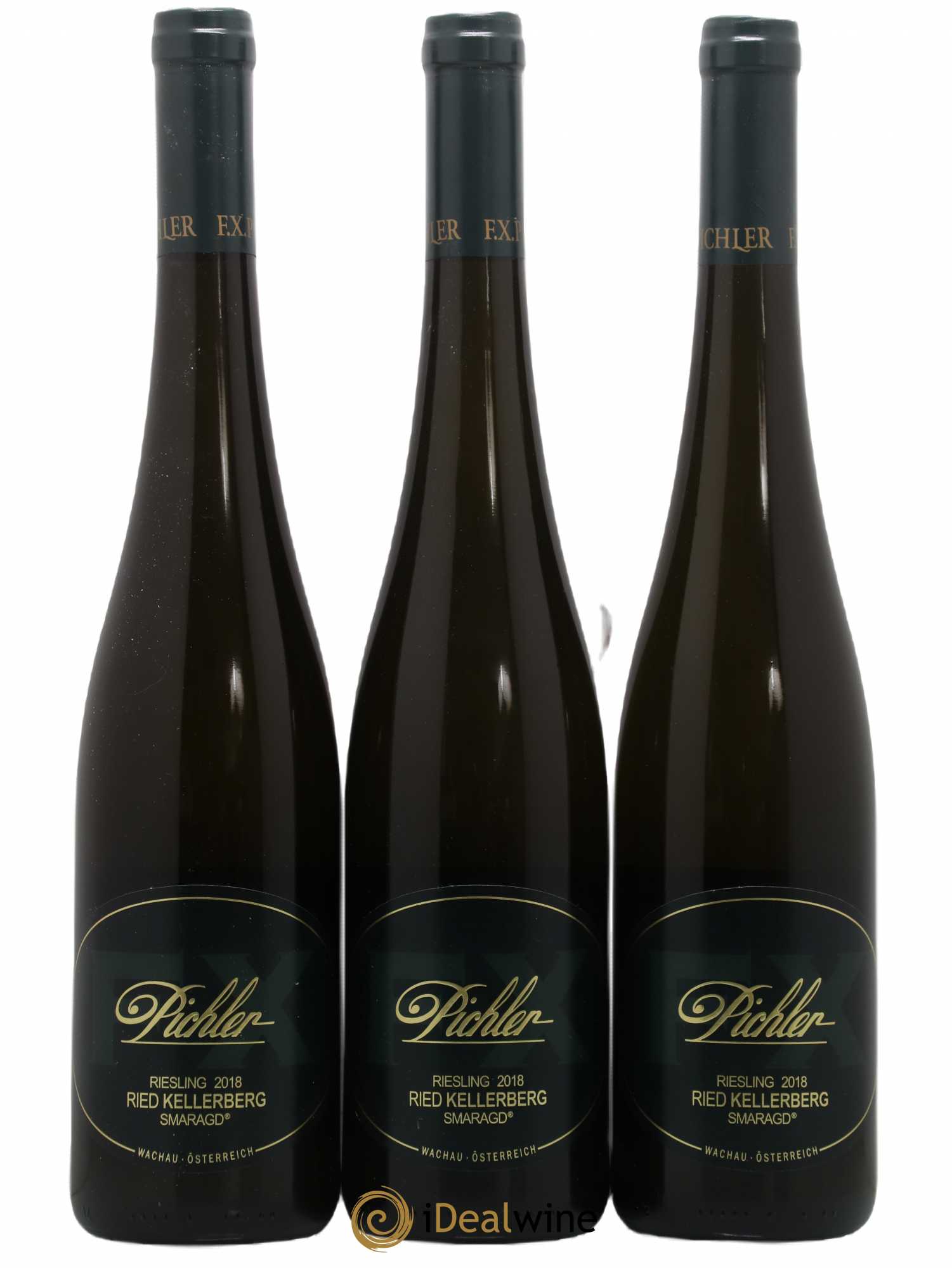 Autriche Ried Kellerberg Riesling Smaragd F.X. Pichler 2018 - Posten von 3 Flaschen - 0