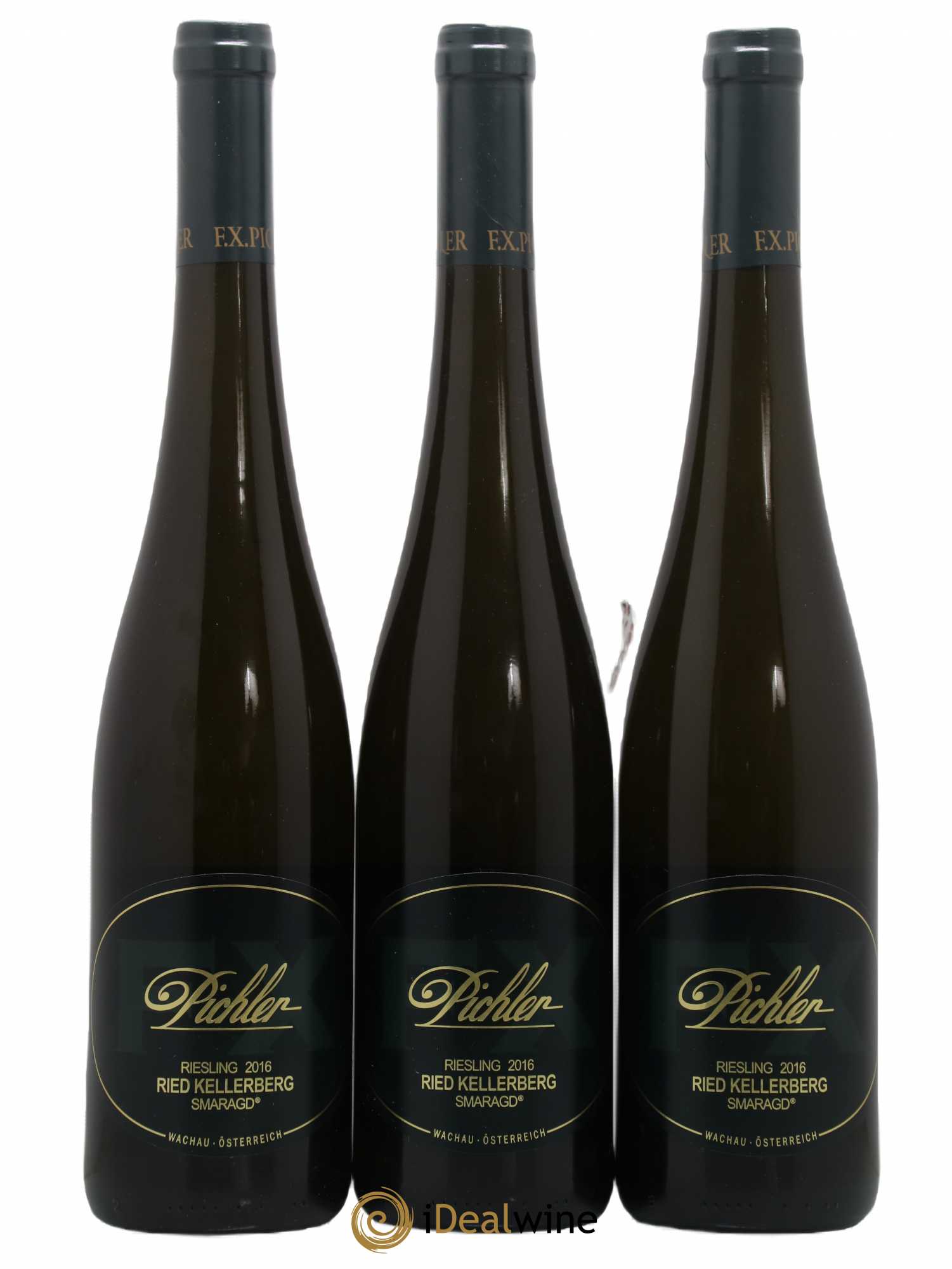 Autriche Ried Kellerberg Riesling Smaragd F.X. Pichler 2016 - Posten von 3 Flaschen - 0