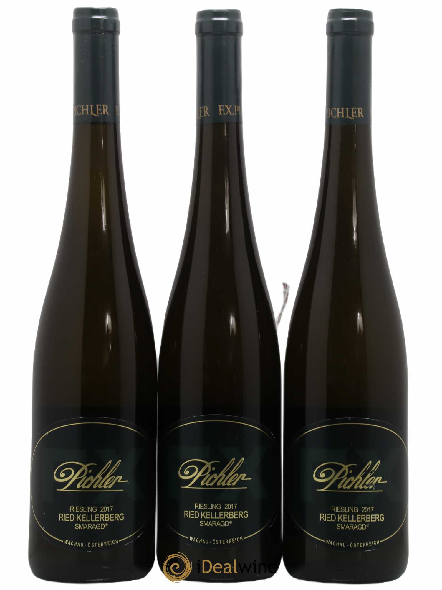 Autriche Ried Kellerberg Riesling Smaragd F.X. Pichler 2017 - Lot de 3 bouteilles - 0