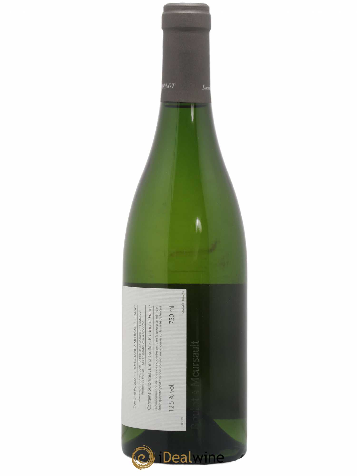 Meursault Luchets Roulot (Domaine) 2016 - Lot de 1 bouteille - 1