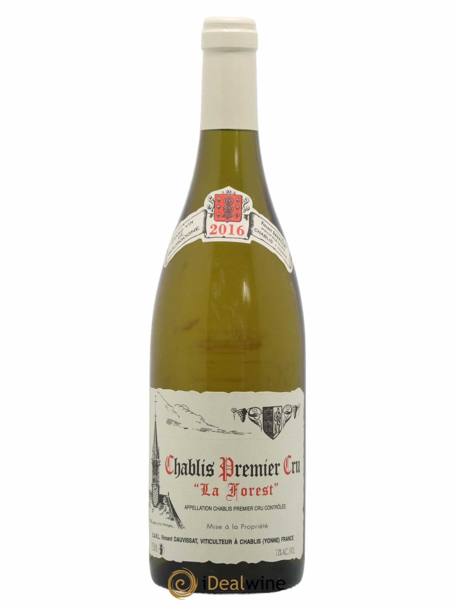 Chablis 1er Cru La Forest Vincent Dauvissat (Domaine) 2016 - Lot de 1 bouteille - 0