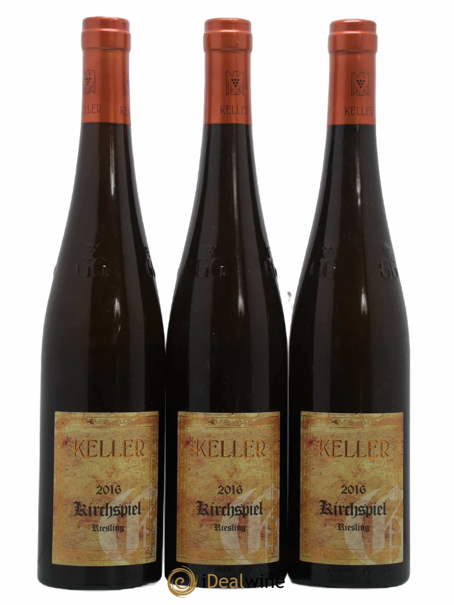 Riesling Trocken Westhofen Kirchspiel Keller 2016 - Lot de 3 bouteilles - 0
