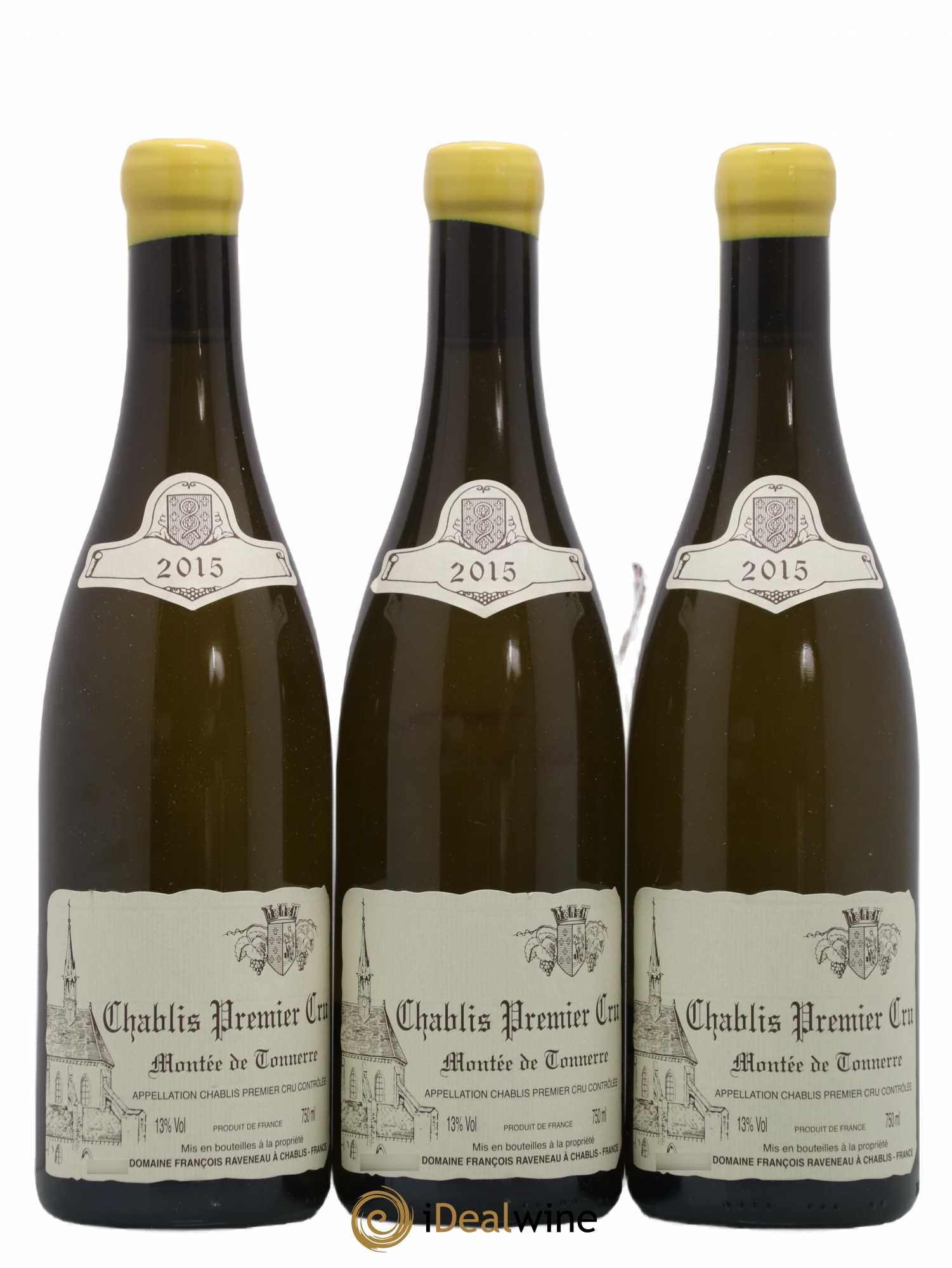 Chablis 1er Cru Montée de Tonnerre Raveneau (Domaine) 2015 - Lot de 3 bouteilles - 0