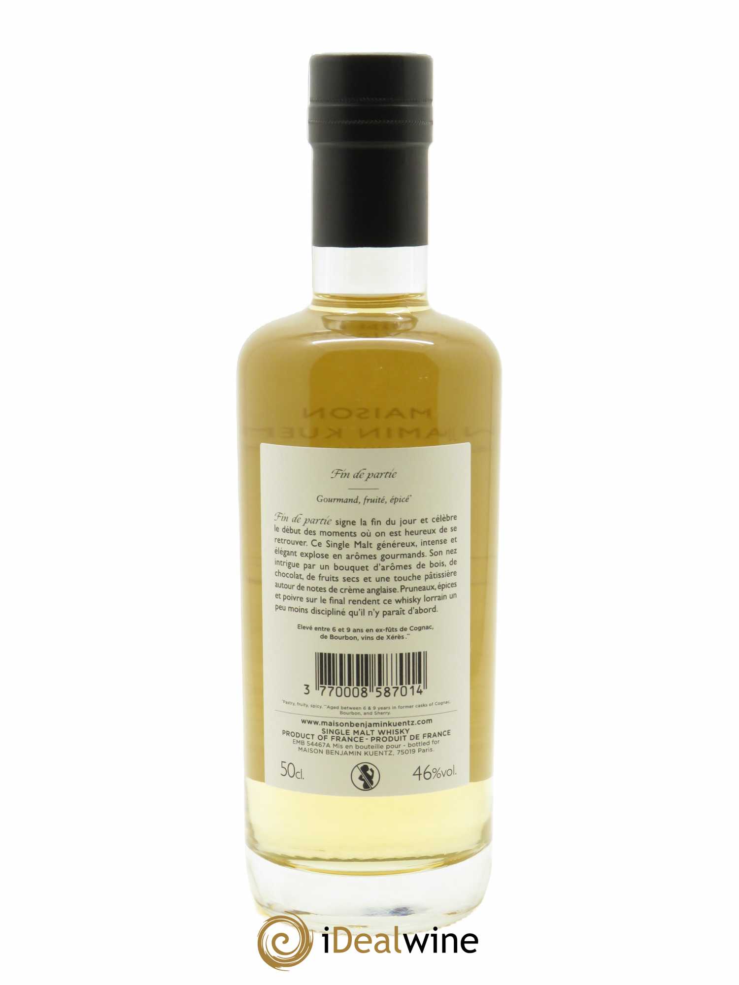 Whisky Maison Benjamin Kuentz Fin de Partie (50cl) - Lot of 1 bottle - 2