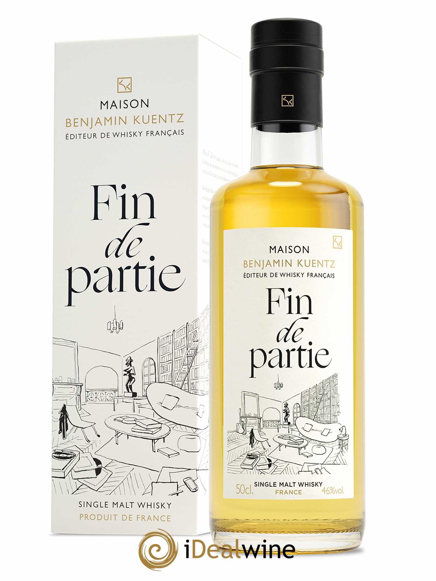 Whisky Maison Benjamin Kuentz Fin de Partie (50cl) - Lot of 1 bottle - 0