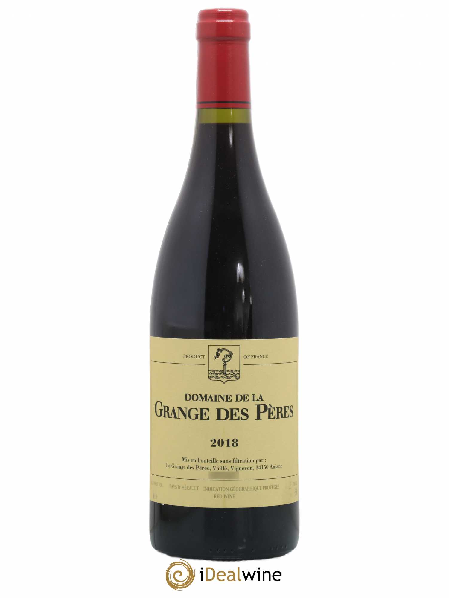 Pays d'Hérault Grange des Pères Laurent Vaillé 2018 - Lot de 1 bouteille - 0
