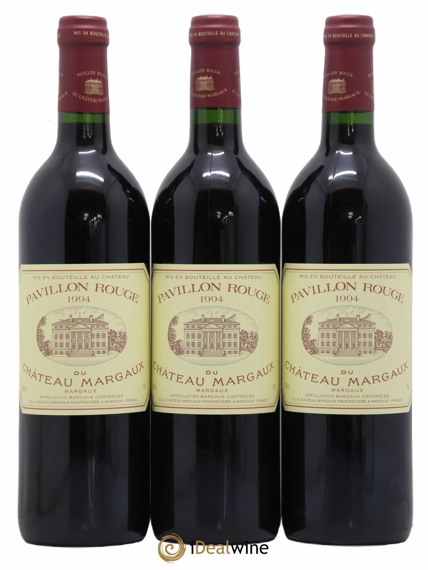 Pavillon Rouge du Château Margaux Second Vin 1994 - Lot de 3 bouteilles - 0
