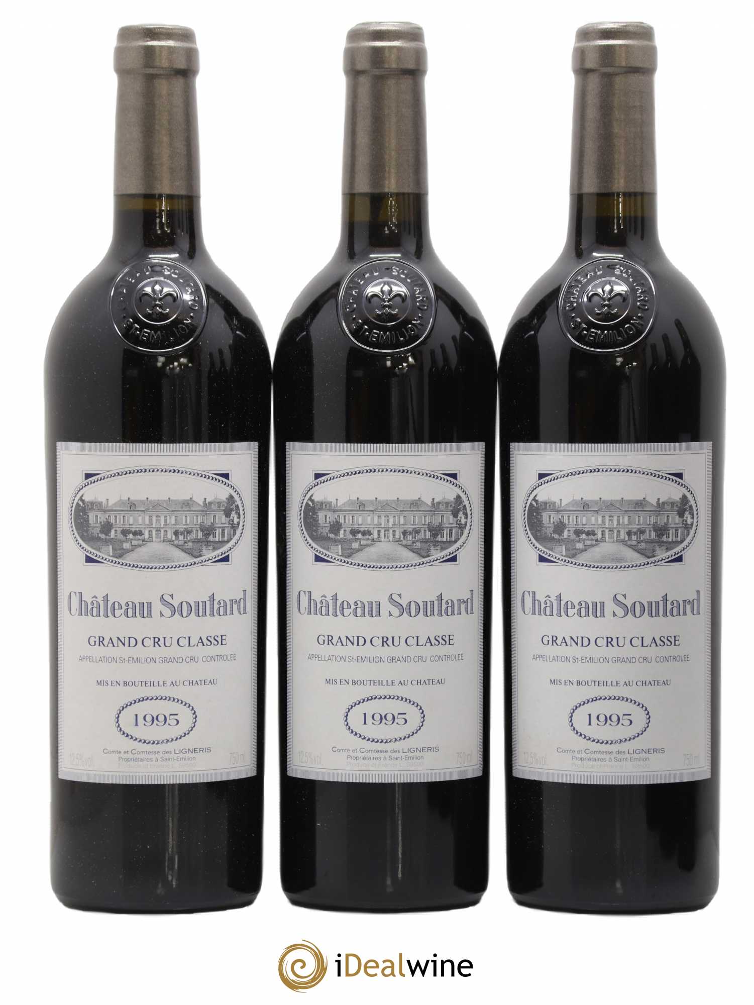 Château Soutard Grand Cru Classé 1995 - Lot de 12 bouteilles - 2
