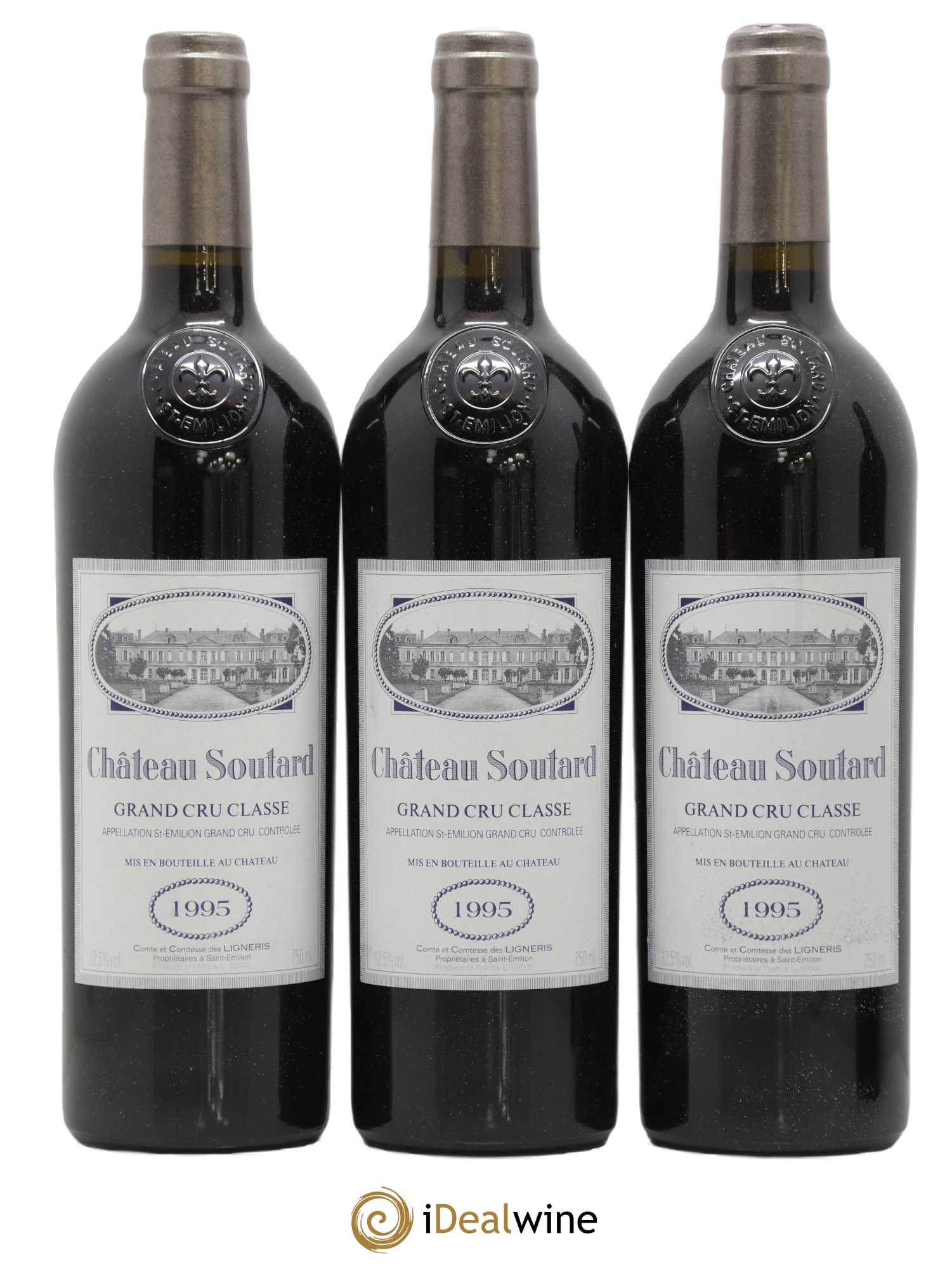 Château Soutard Grand Cru Classé 1995 - Lot de 12 bouteilles - 4