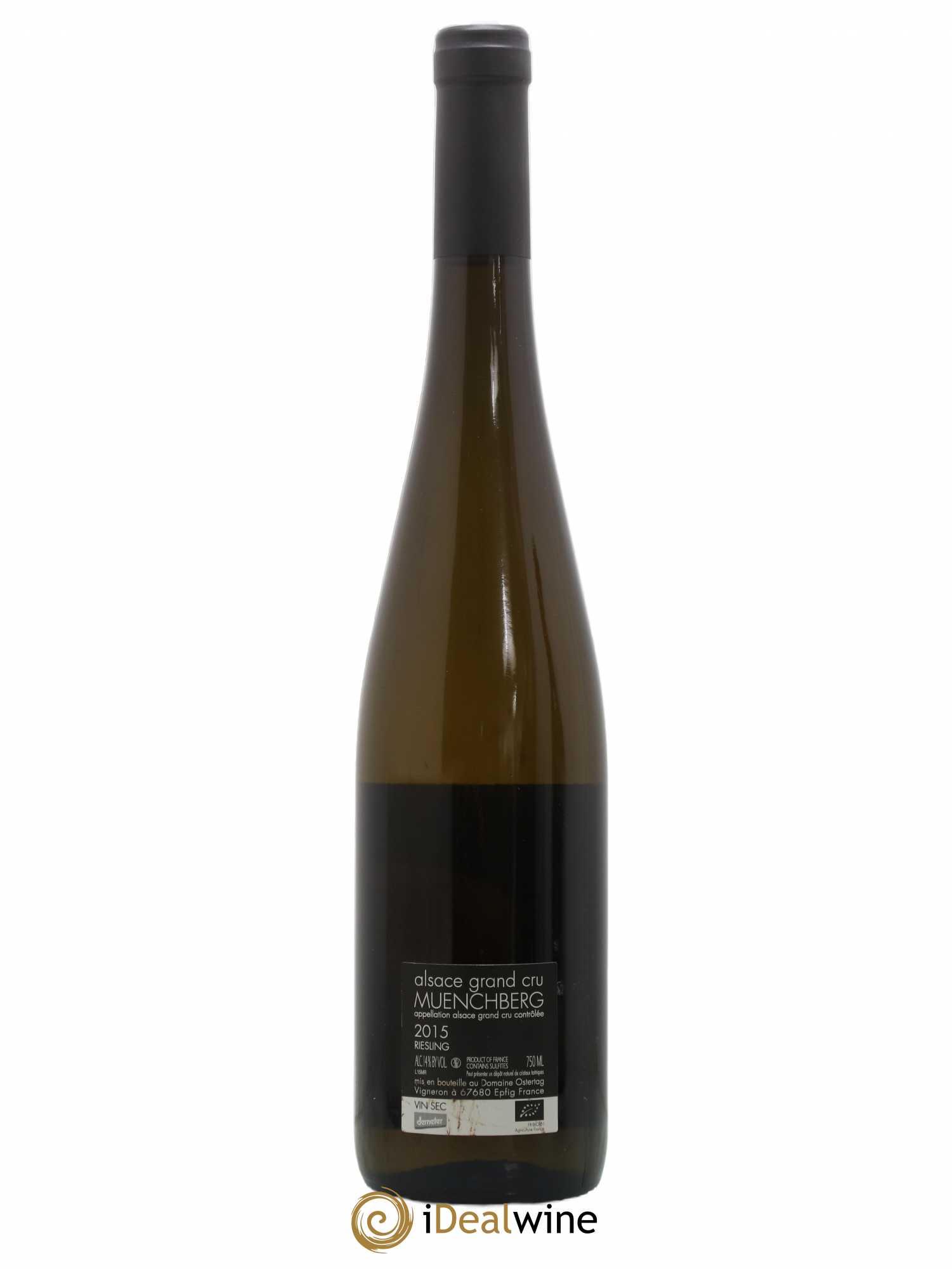 Alsace Riesling Grand Cru Muenchberg Ostertag (Domaine) 2015 - Lot de 1 bouteille - 1