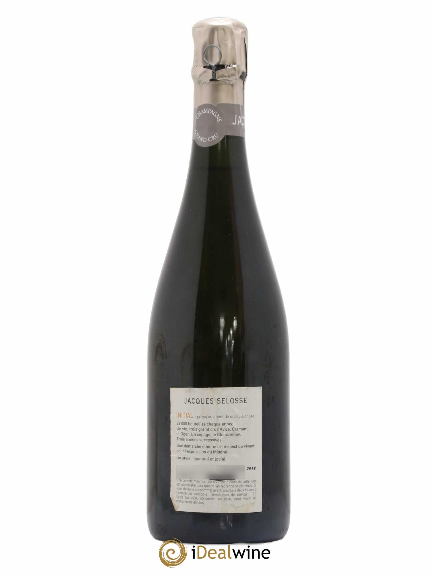 Initial Brut Jacques Selosse - Lot de 1 bouteille - 1