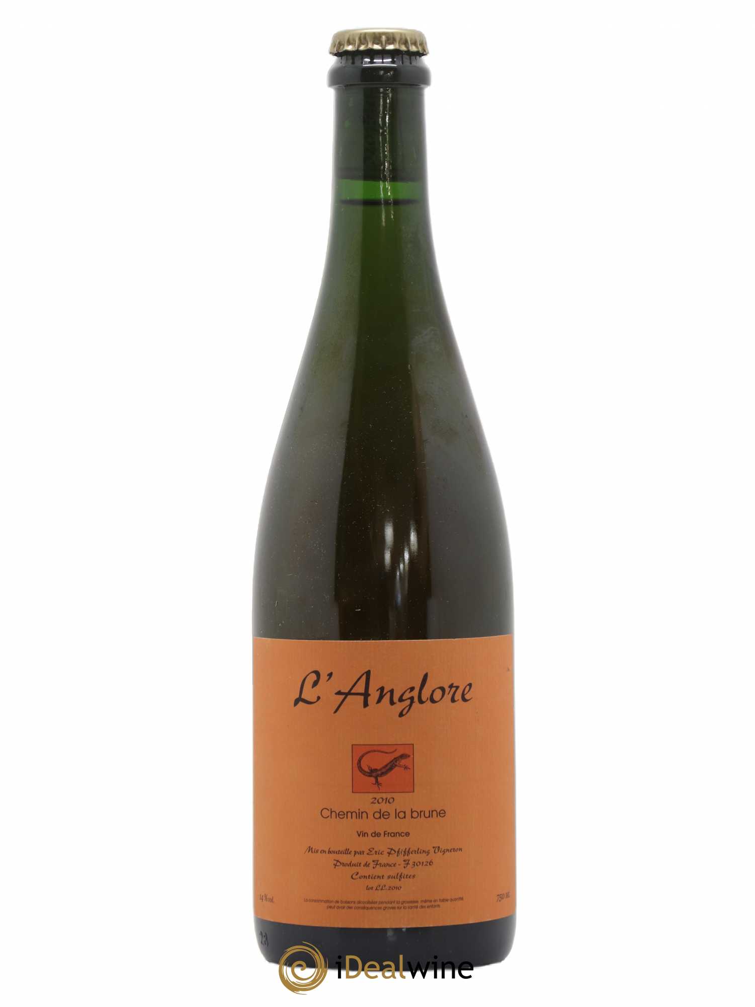 Vin de France Chemin de la brune L'Anglore 2010 - Lot de 1 bouteille - 0