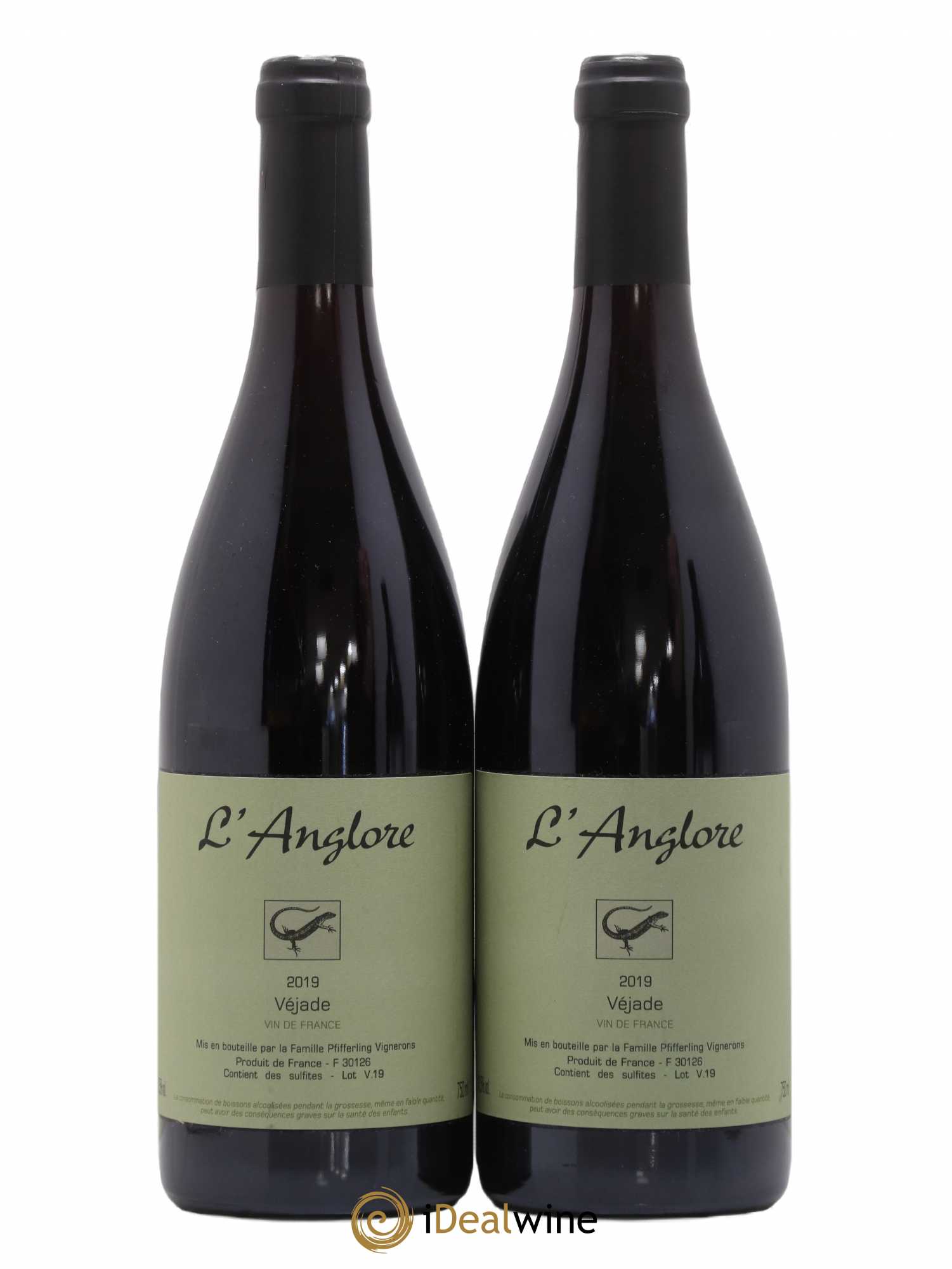 Vin de France Véjade L'Anglore 2019 - Lot de 2 bouteilles - 0