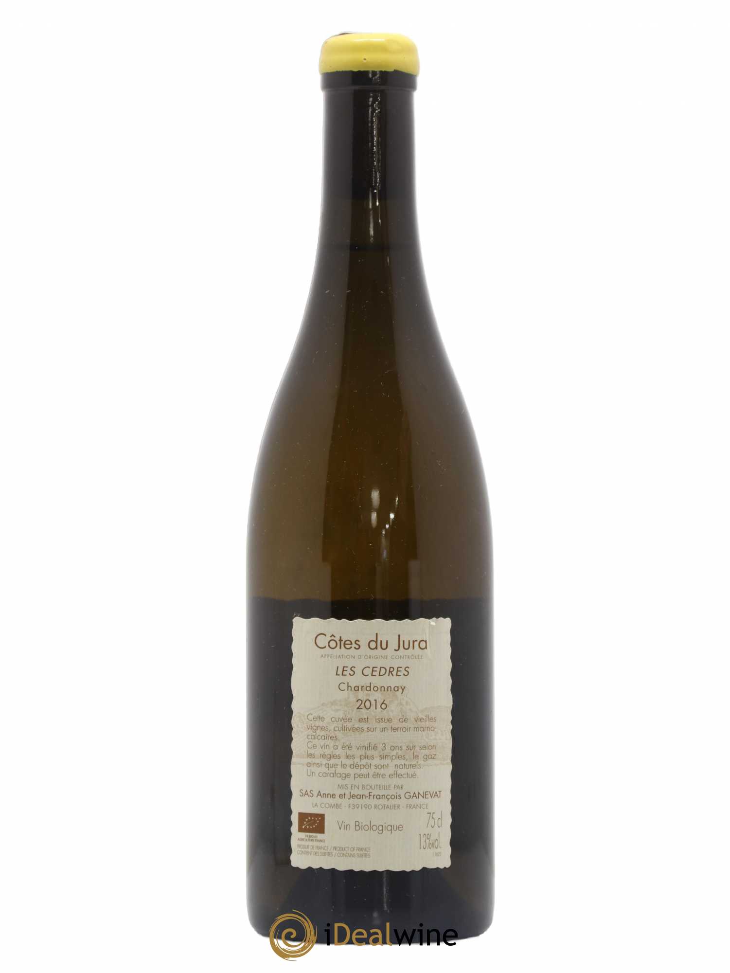 Vin de France (anciennement Côtes du Jura) Les Cèdres Anne et Jean François Ganevat 2016 - Lot de 1 bouteille - 1