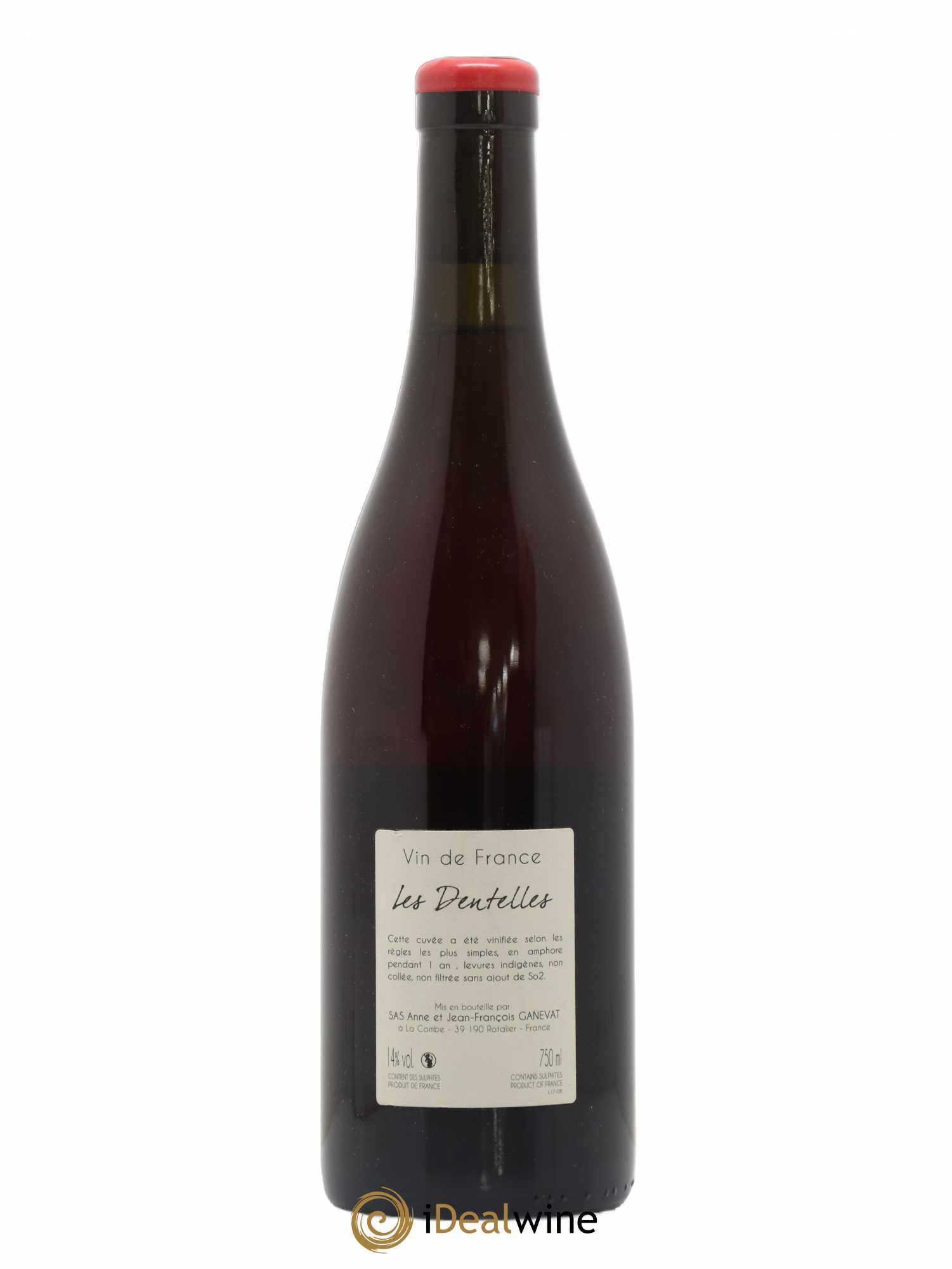 Vin de France Les Dentelles Anne et Jean François Ganevat 2017 - Lot de 1 bouteille - 1