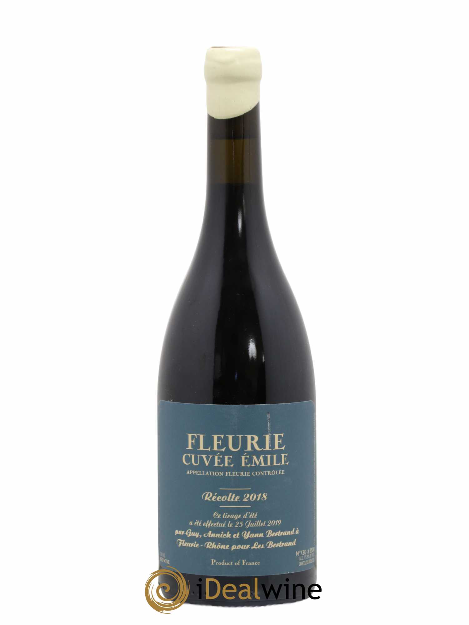 Fleurie Emile Yann Bertrand 2018 - Lot de 1 bouteille - 0