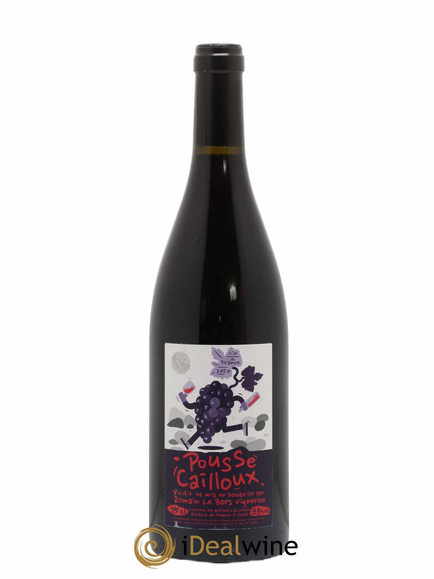 Vin de France Pousse Cailloux Romain Le Bars 2020 - Lot de 1 bouteille - 0