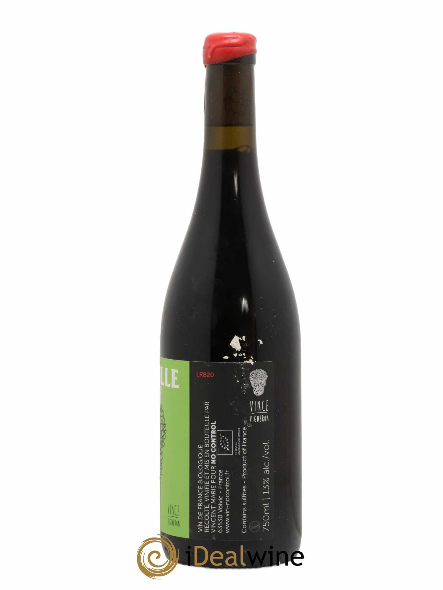 Vin de France Rockaille Billy No Control 2020 - Lot de 1 bouteille - 1
