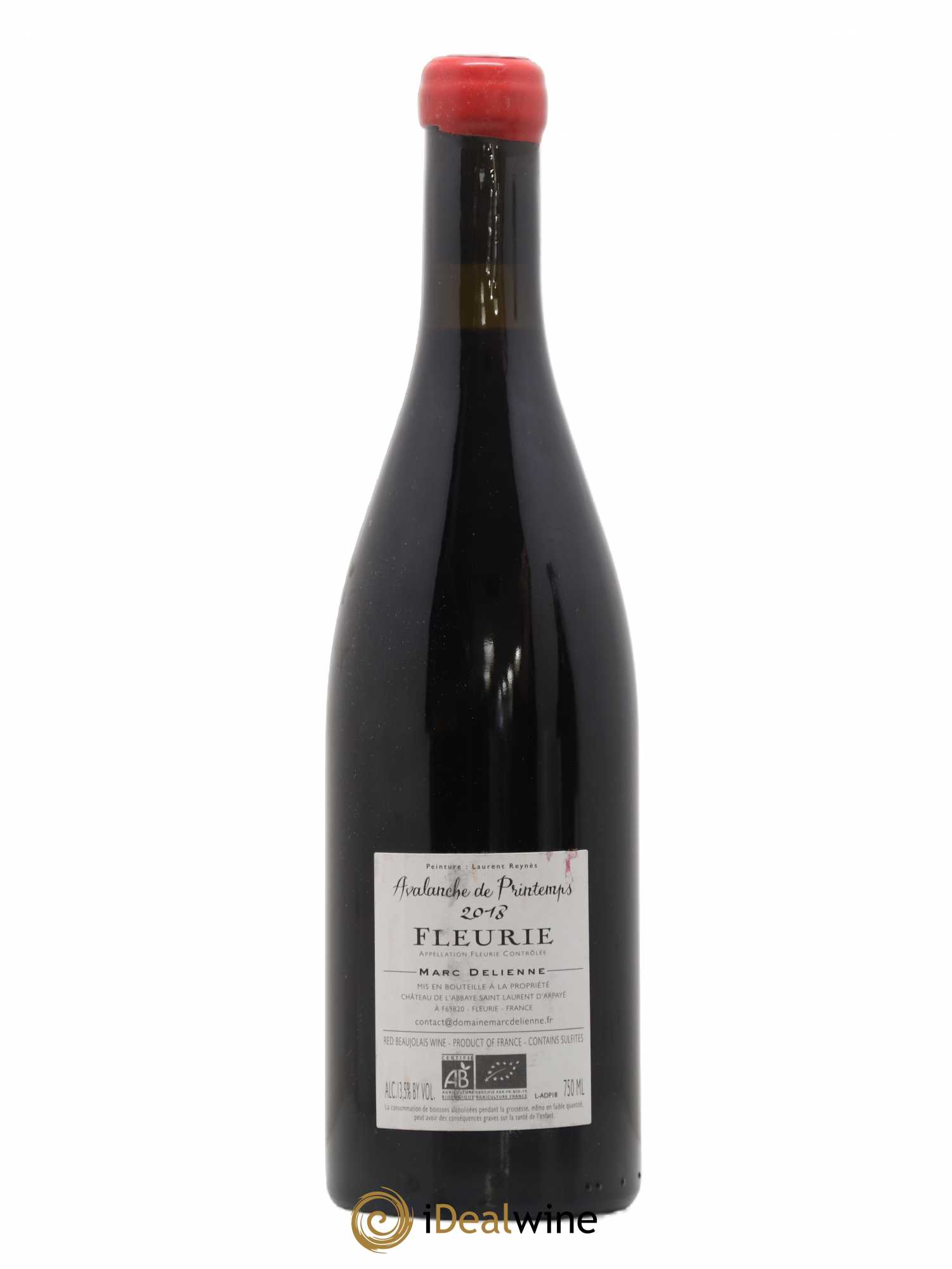 Fleurie Avalanche de Printemps Marc Delienne 2018 - Lot de 1 bouteille - 1
