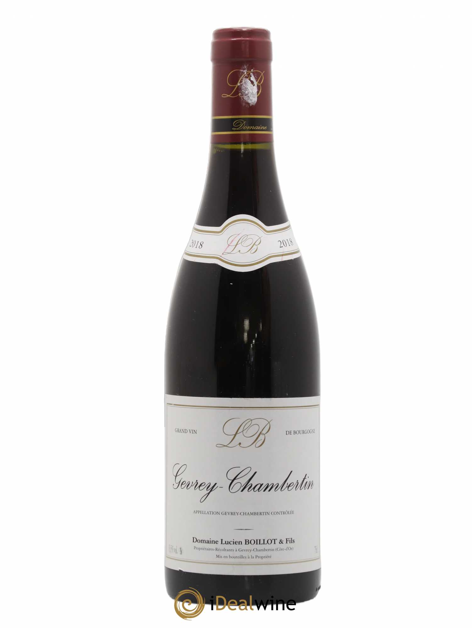 Gevrey-Chambertin Lucien Boillot & Fils (Domaine) 2018 - Lot de 1 bouteille - 0