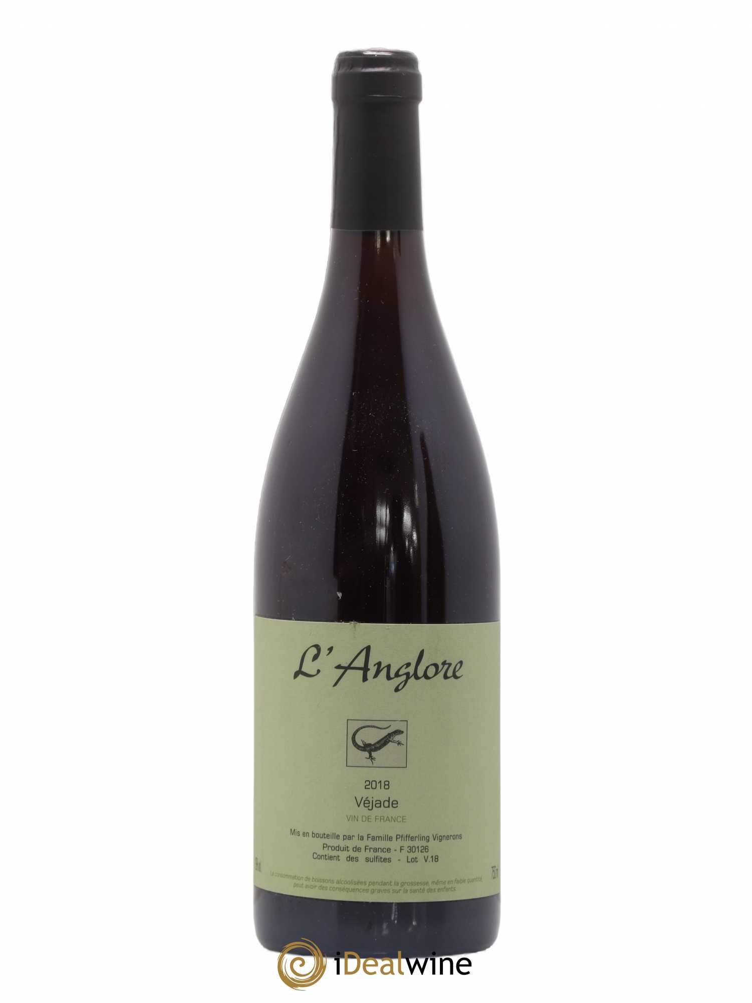 Vin de France Véjade L'Anglore 2018 - Lot de 1 bouteille - 0