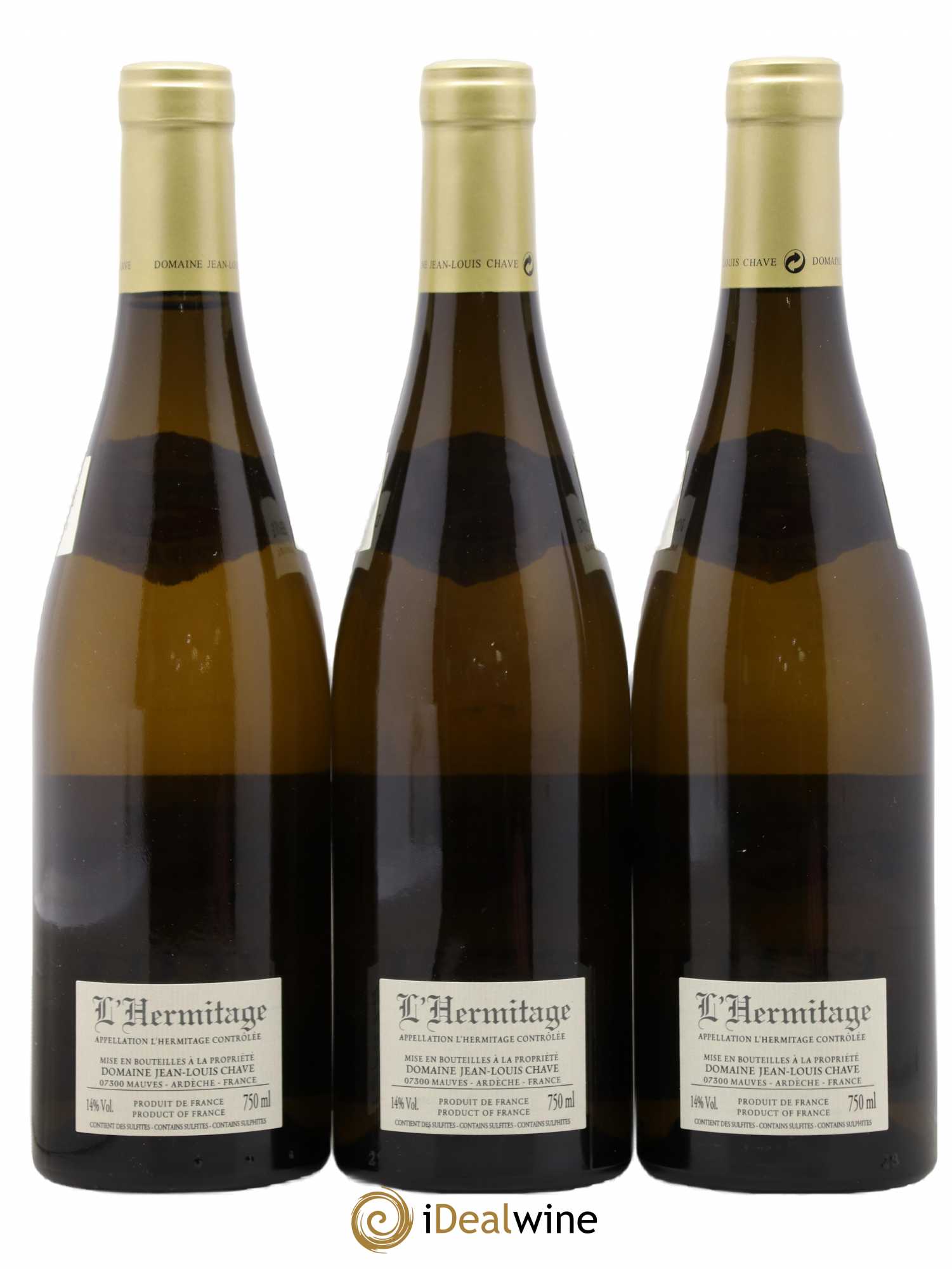 Hermitage Jean-Louis Chave 2012 - Lot de 3 bouteilles - 1