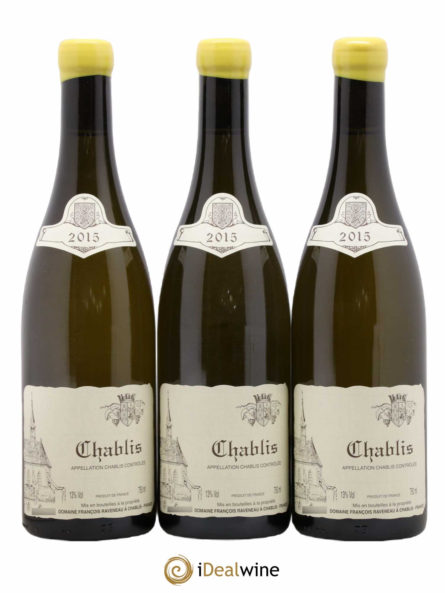 Chablis Raveneau (Domaine) 2015 - Lot de 3 bouteilles - 0