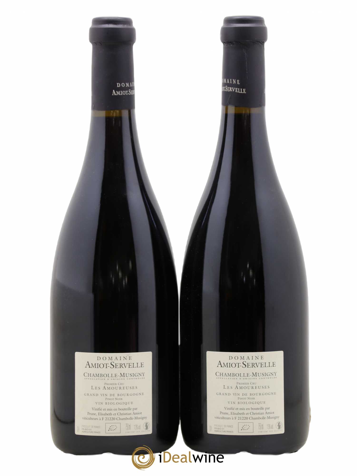 Chambolle-Musigny 1er Cru Les Amoureuses Amiot-Servelle 2012 - Lot de 2 bouteilles - 1