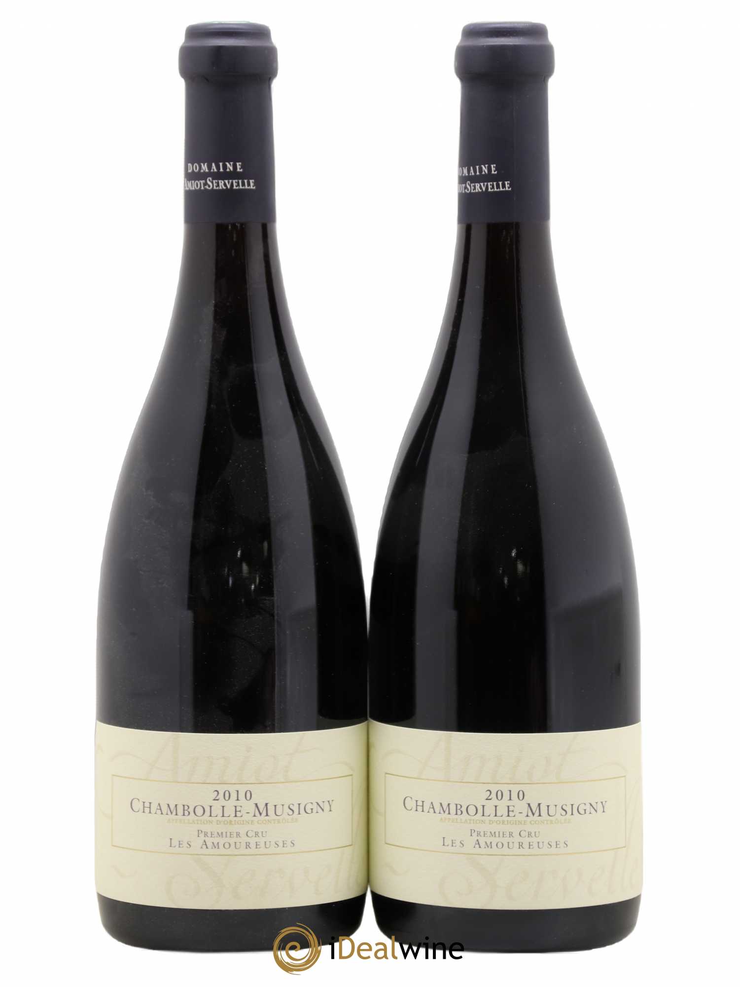 Chambolle-Musigny 1er Cru Les Amoureuses Amiot-Servelle 2010 - Lot de 2 bouteilles - 0