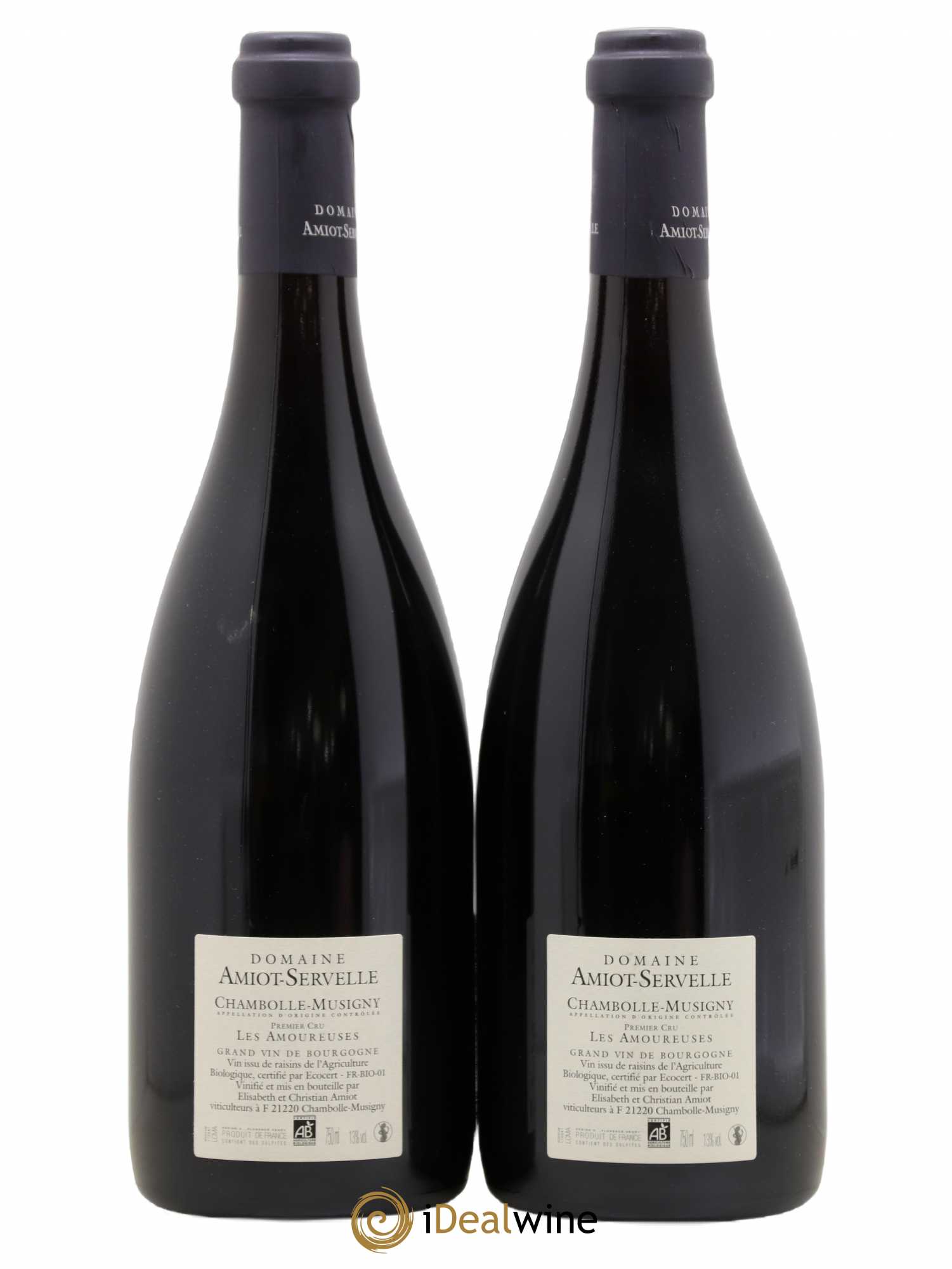 Chambolle-Musigny 1er Cru Les Amoureuses Amiot-Servelle 2009 - Lot de 2 bouteilles - 1