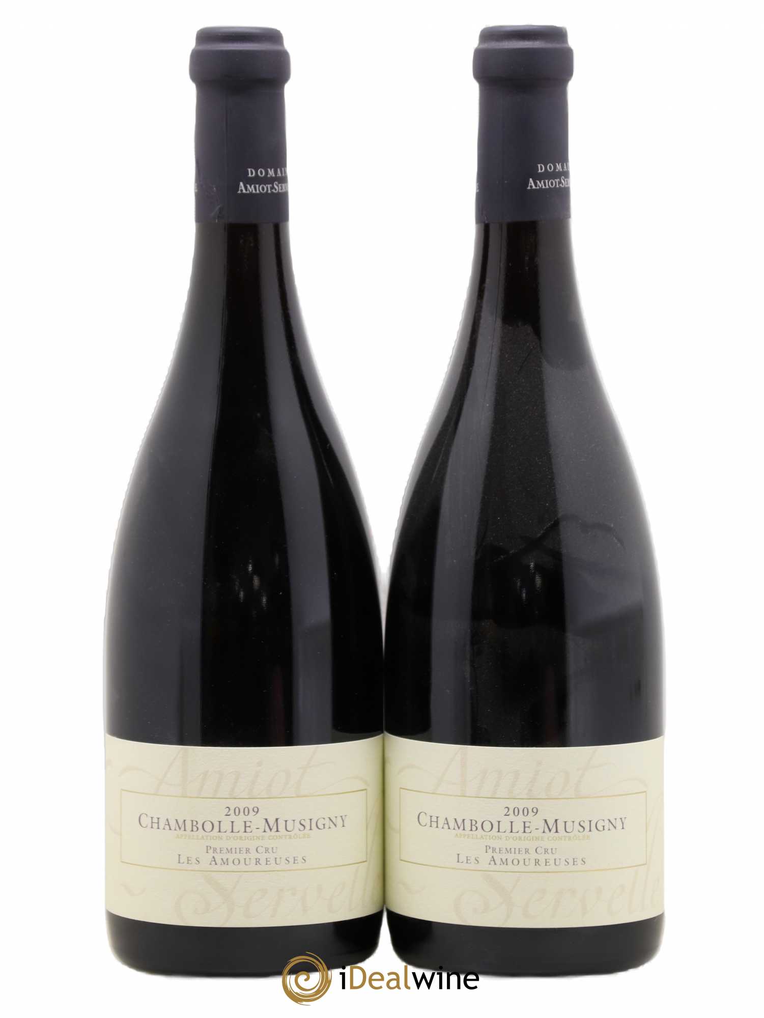 Chambolle-Musigny 1er Cru Les Amoureuses Amiot-Servelle 2009 - Lot de 2 bouteilles - 0