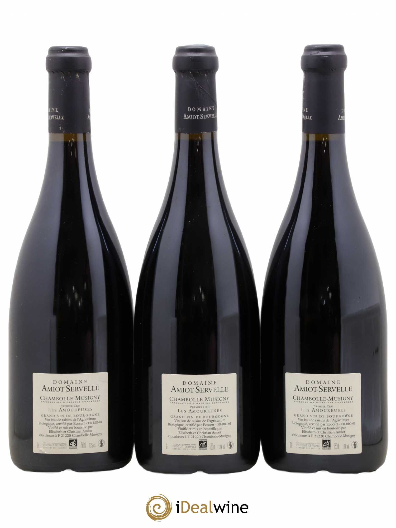 Chambolle-Musigny 1er Cru Les Amoureuses Amiot-Servelle 2011 - Lot de 3 bouteilles - 1