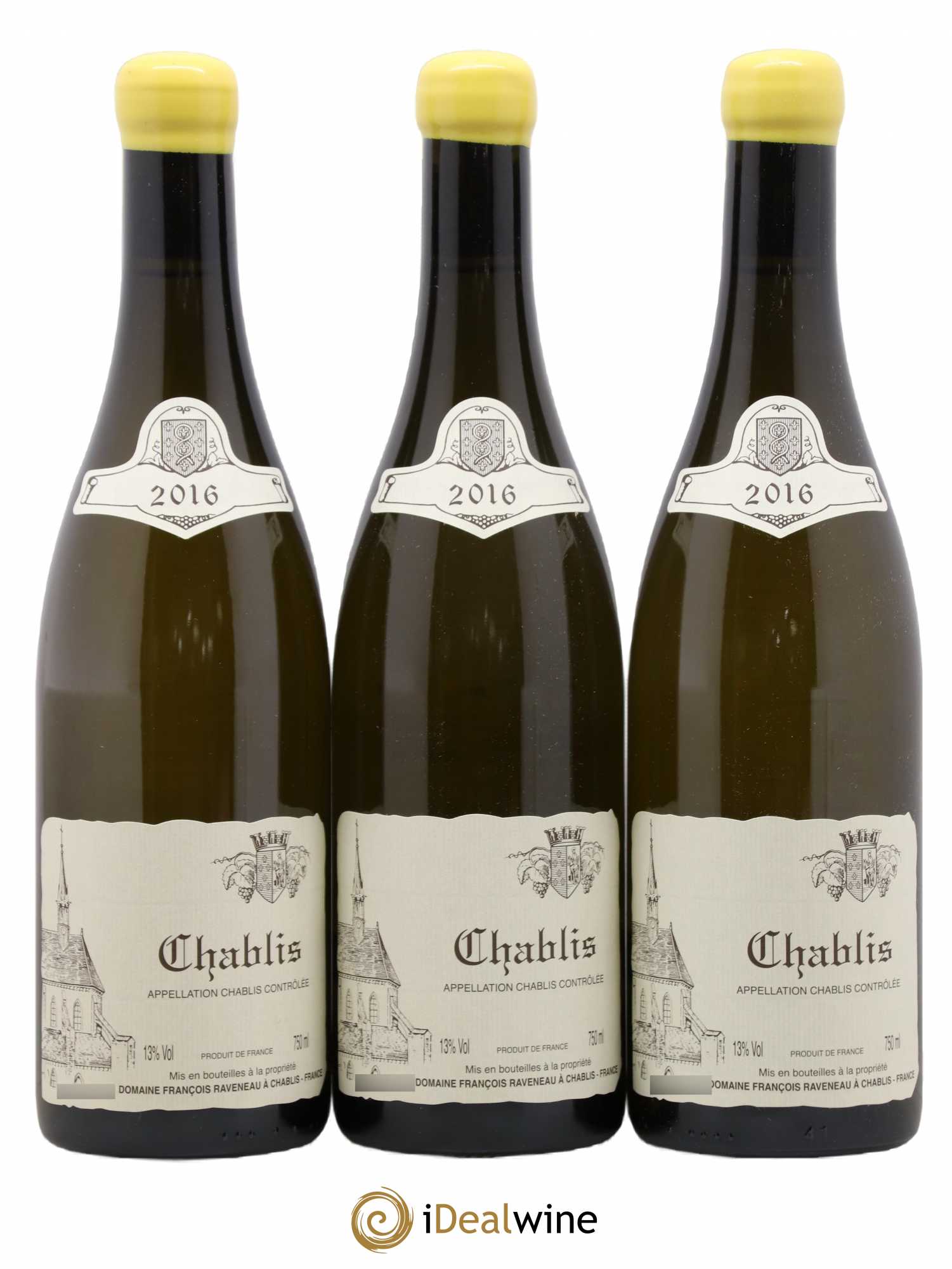 Chablis Raveneau (Domaine) 2016 - Lot de 3 bouteilles - 0