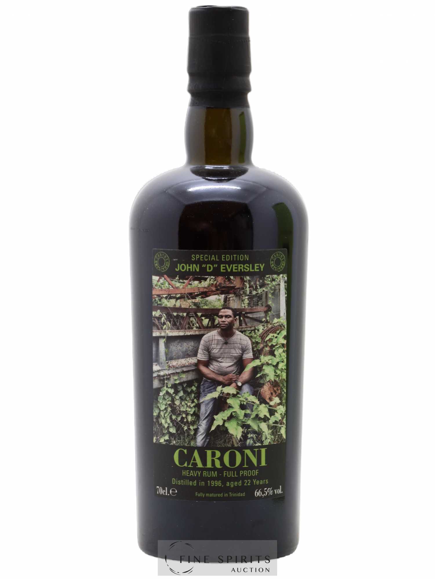 Caroni 22 years 1996 Velier Special Edition John D Eversley One of 1192 - bottled 2018 Employee Serie - Lot de 1 bouteille - 1
