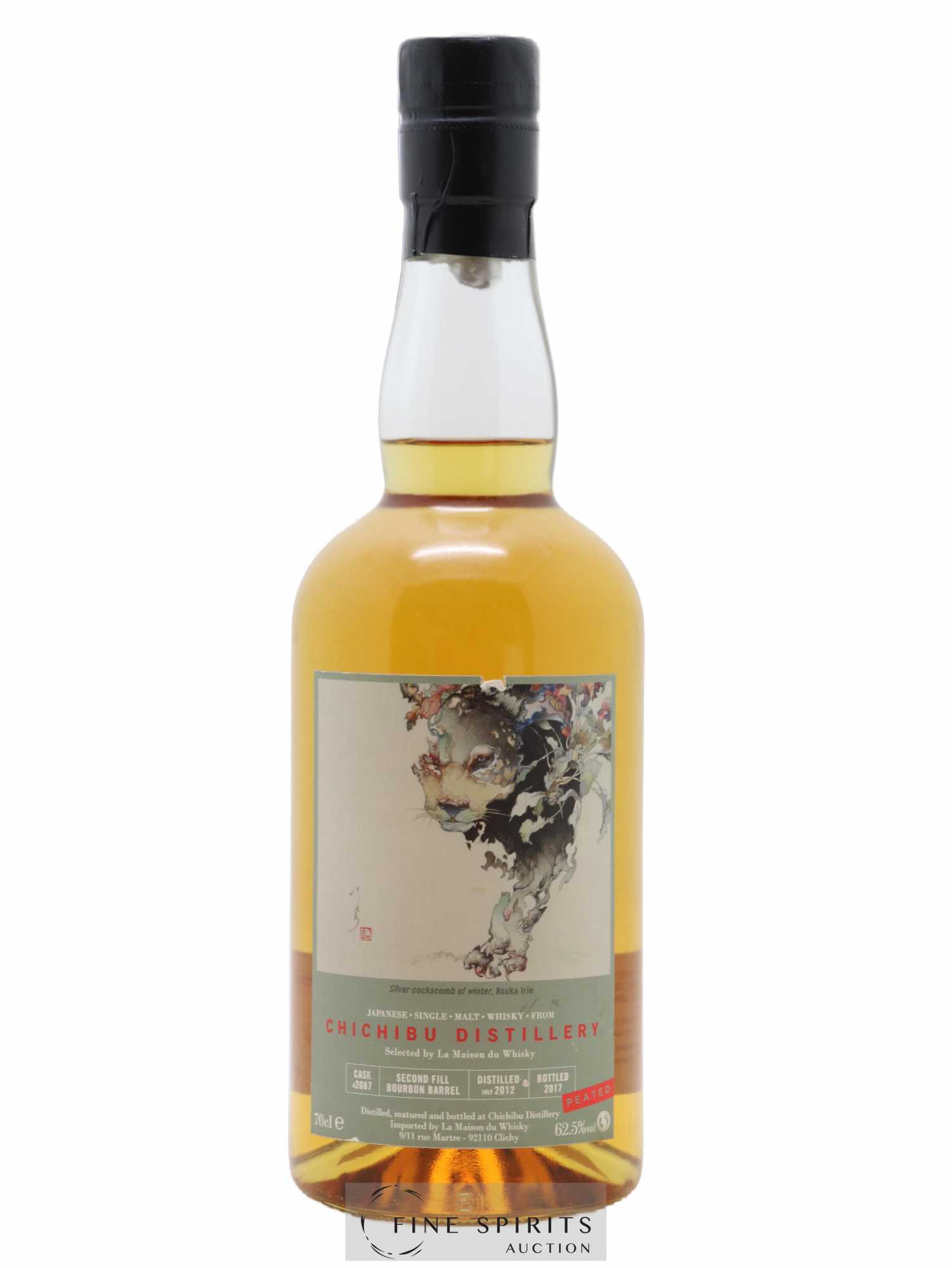 Chichibu 2012 Of. Peated Cask n°2087 - bottled 2017 LMDW - Lot de 1 bouteille - 0
