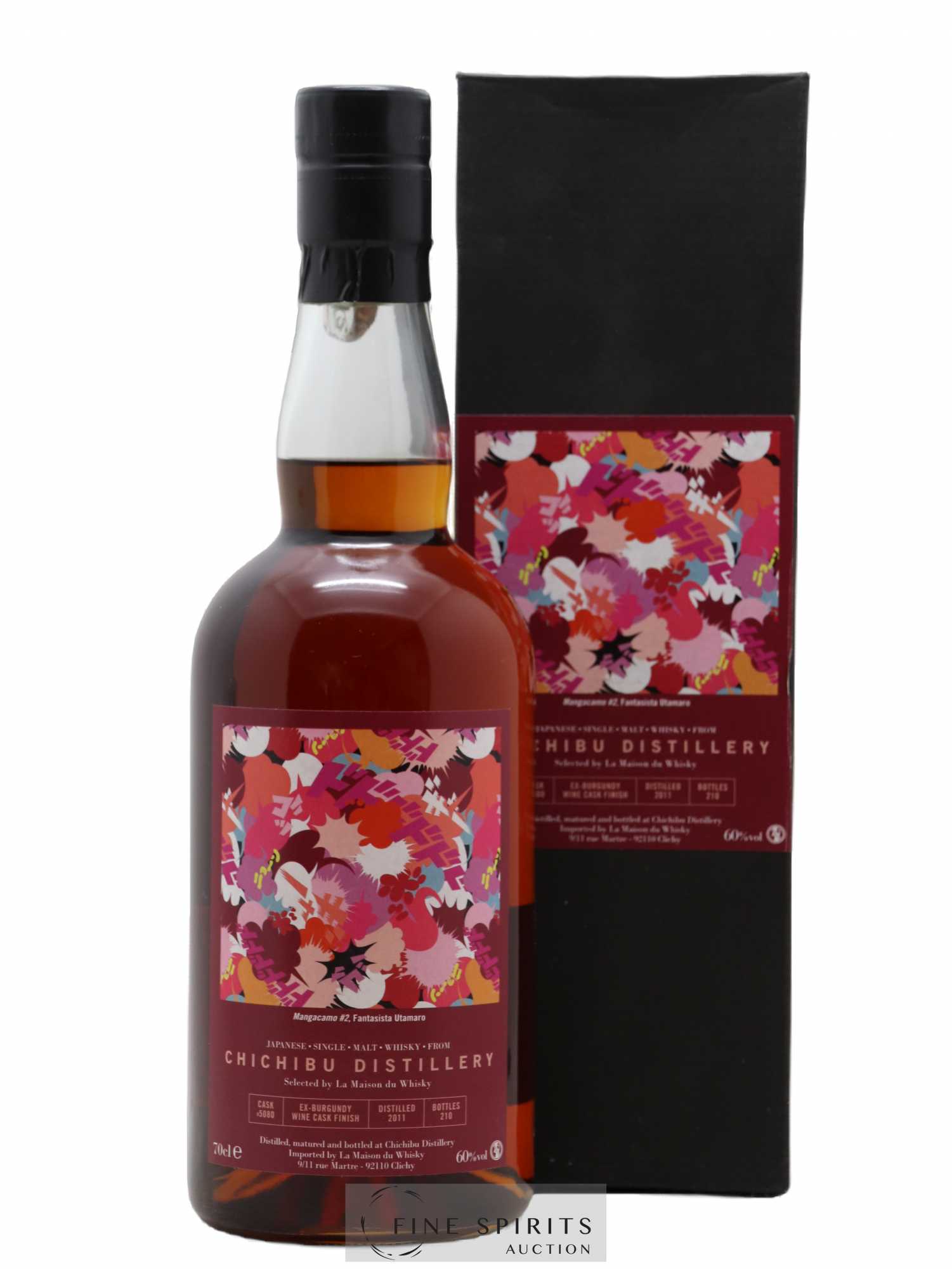 Chichibu 2011 Of. Cask n°5080 - One of 210 LMDW - Lot de 1 bouteille - 0
