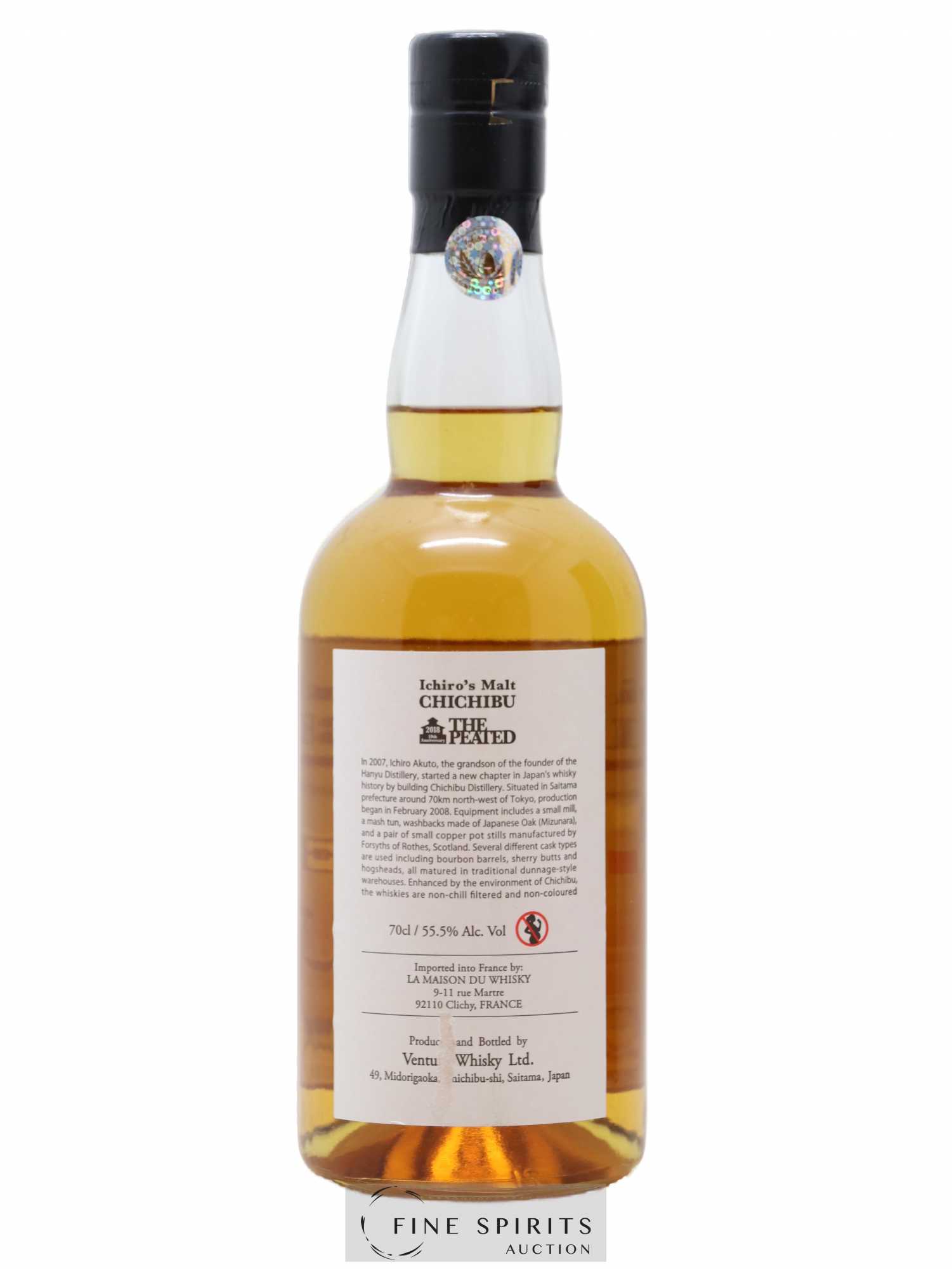 Chichibu Of. The Peated 2018 Release - One of 11550 Ichiro's Malt - Lot de 1 bouteille - 2