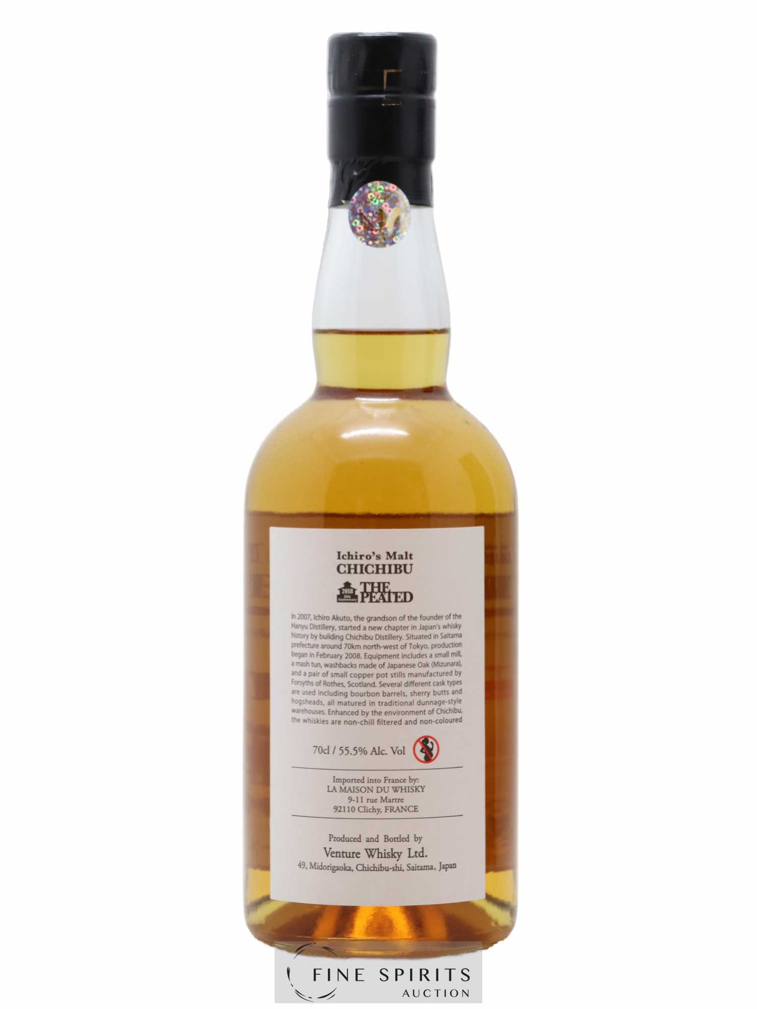 Chichibu Of. The Peated 2018 Release - One of 11550 Ichiro's Malt - Lot de 1 bouteille - 2
