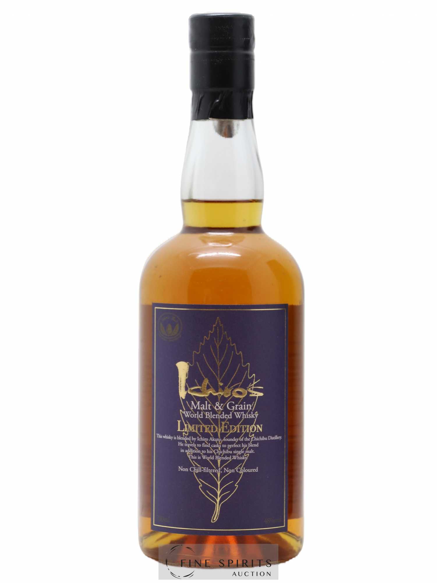 Ichiro's Malt Of. Malt & Grain - World Blended Whisky Non-Chill filtered LMDW Limited Edition - Lot de 1 bouteille - 1