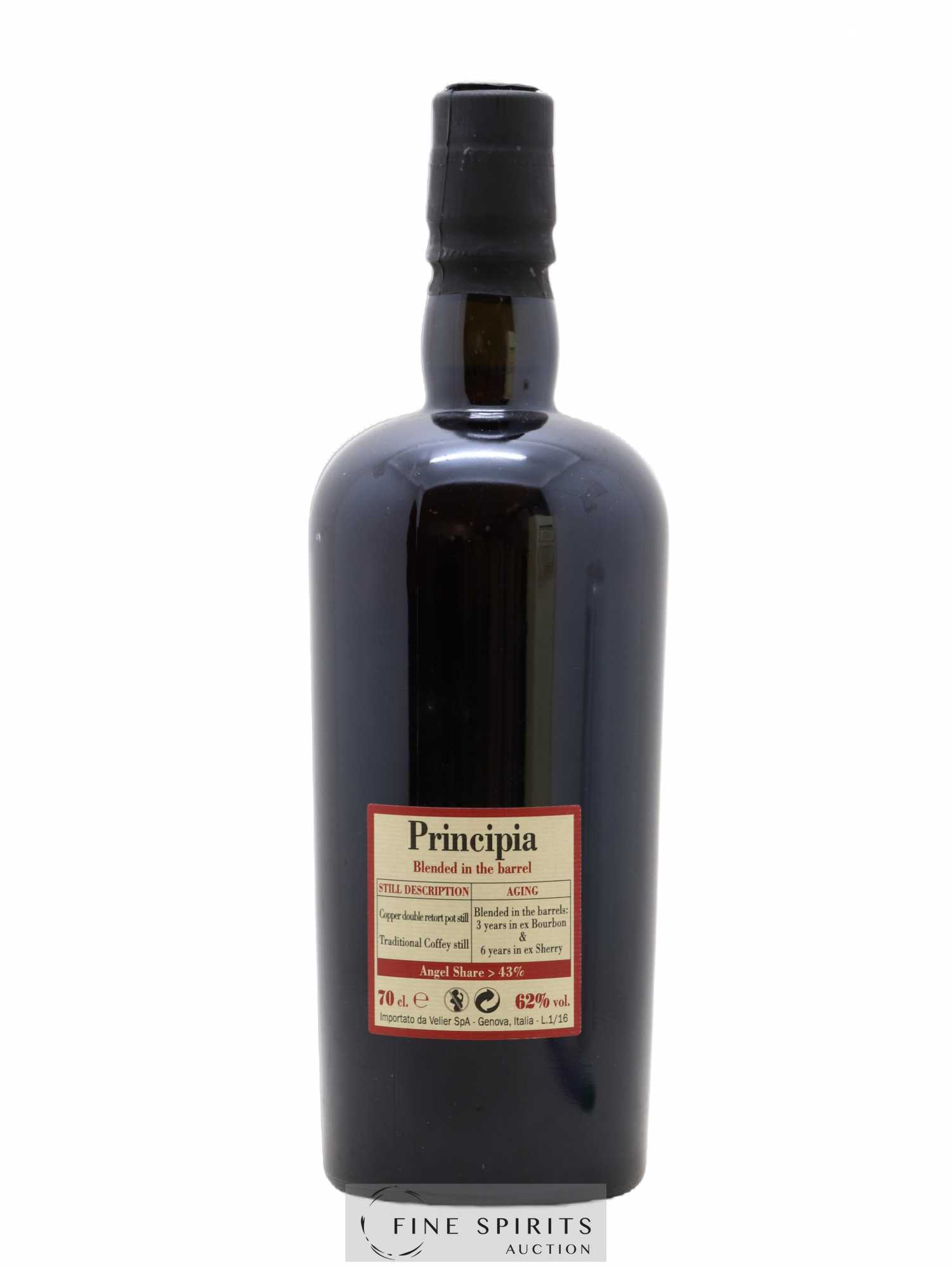 Foursquare 9 years 2008 Velier Principia Barrel Proof - One of 5400 - bottled 2017 Double Maturation - Lot de 1 bouteille - 2