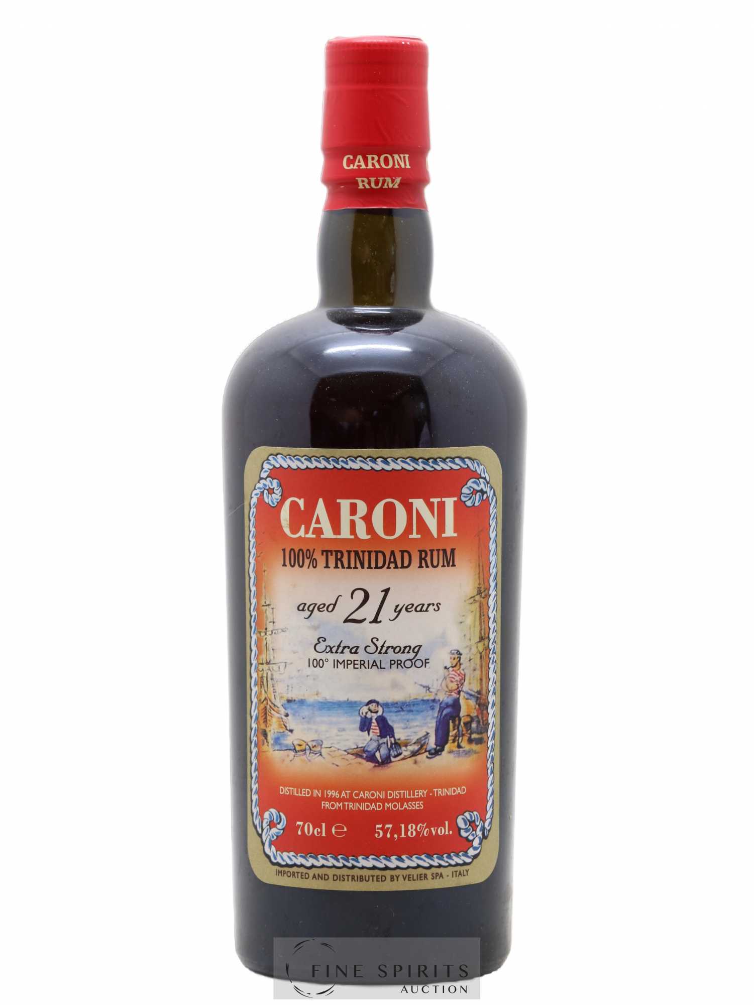 Caroni 21 years 1996 Of. 100° Imperial Proof bottled 2017 Velier Extra Strong - Lot de 1 bouteille - 0