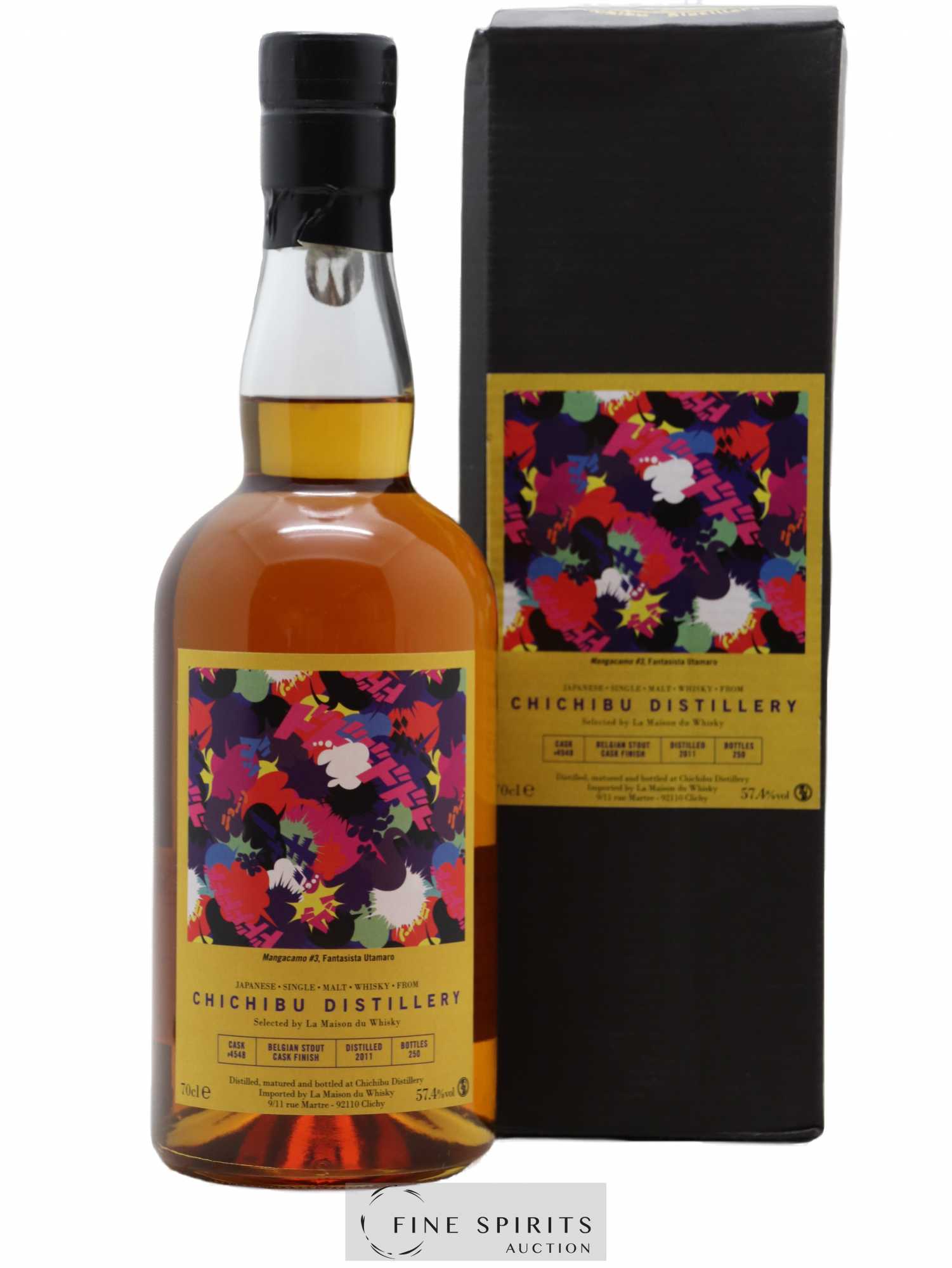 Chichibu 2011 Of. Cask n°4548 - One of 250 LMDW - Lot de 1 bouteille - 0