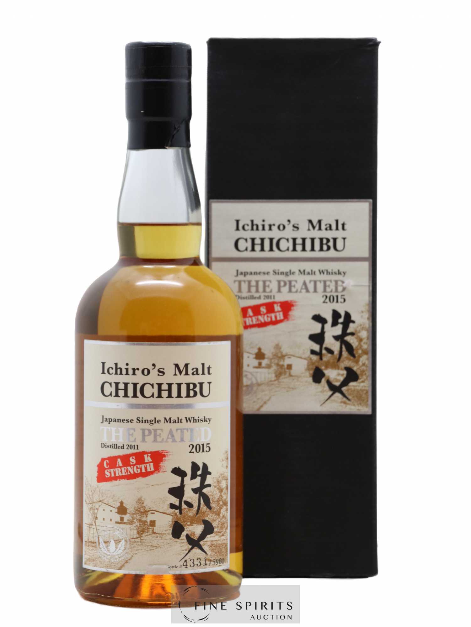 Chichibu 2011 Of. The Peated Cask Strength 2015 Release - One of 5980 bottles Ichiro's Malt - Lot de 1 bouteille - 0
